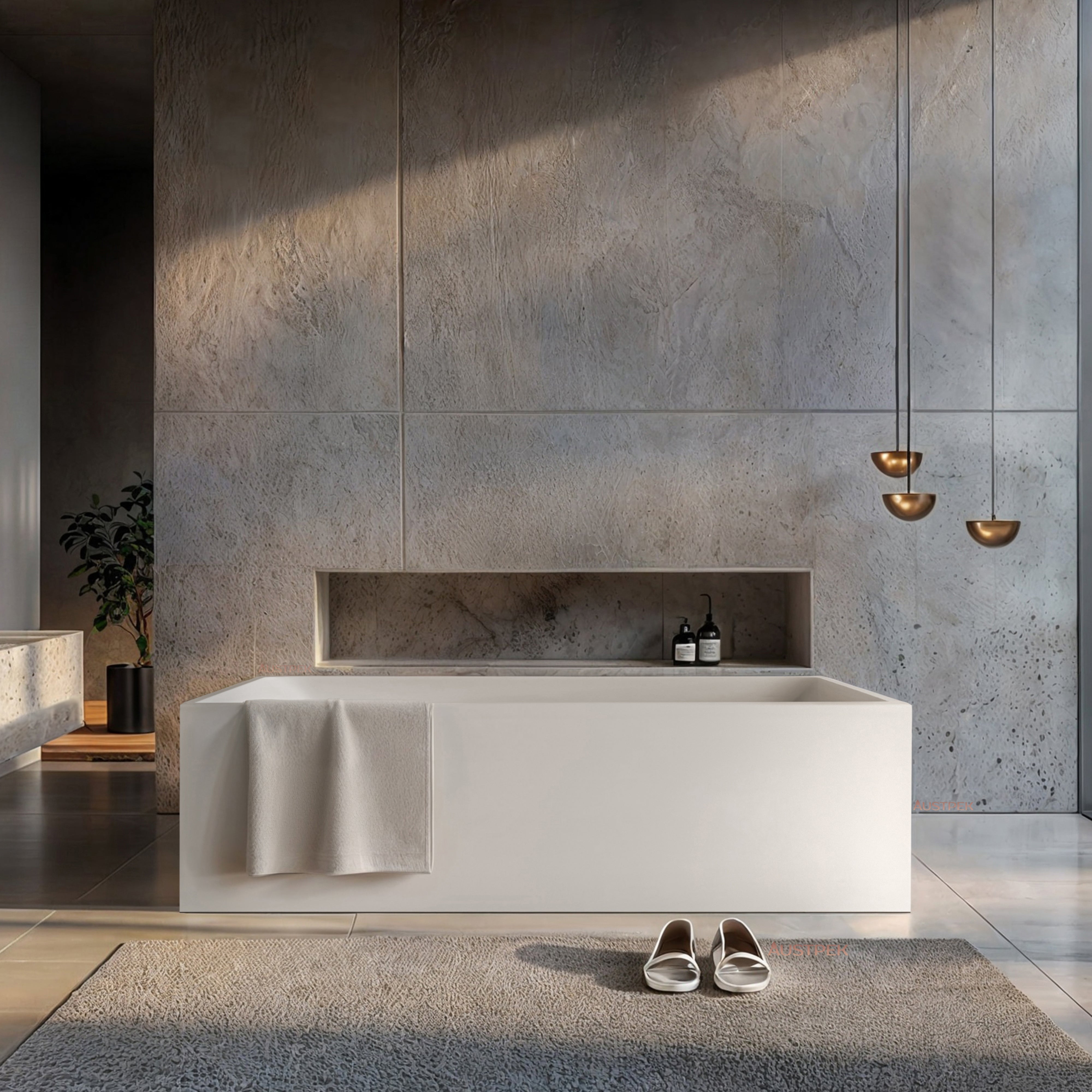 RIVA LOTUS FREESTANDING BATHTUB GLOSS WHITE (AVAILABLE IN 1200MM, 1300MM, 1400MM, 1500MM, 1600MM AND 1700MM