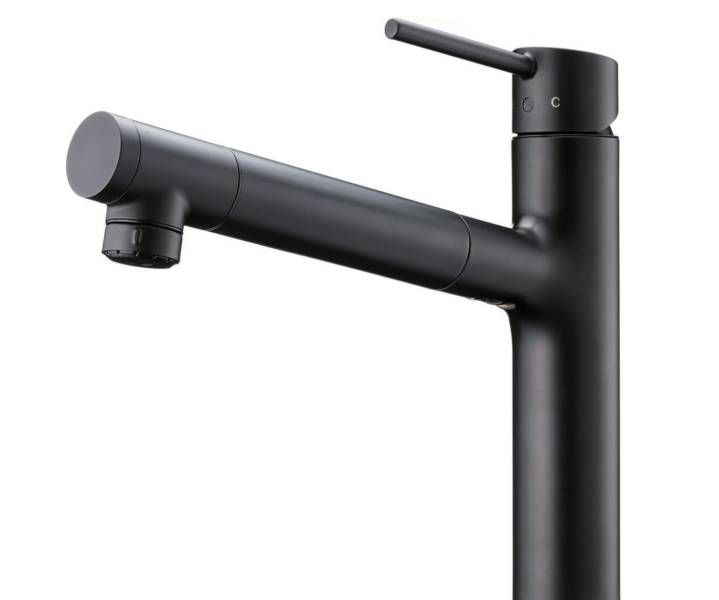 TAQUA T-5 BUILT-IN FILTRATION SINK MIXER 282MM MATTE BLACK