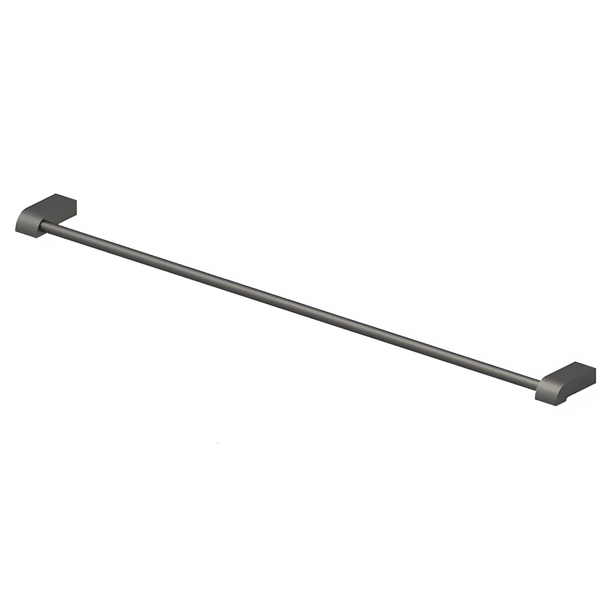 GARETH ASHTON PARK AVENUE ADJUSTABLE NON-HEATED SINGLE TOWEL RAIL GUN METAL 760MM