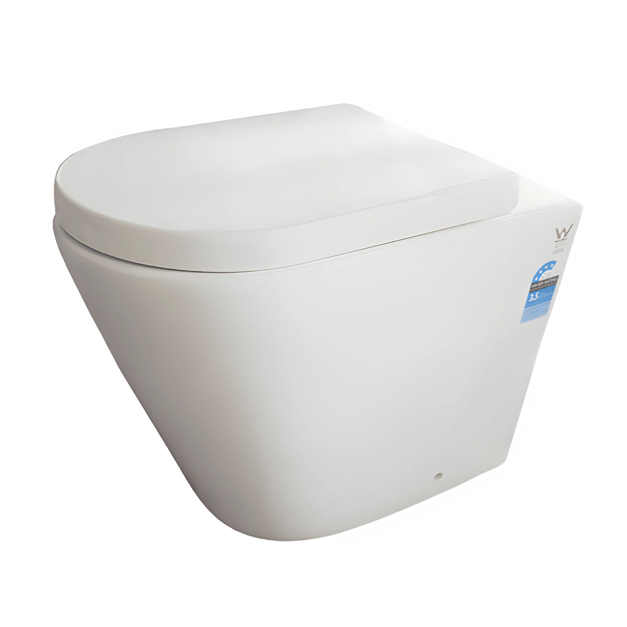 GARETH ASHTON PARK AVENUE RIMLESS WALL FACED TOILET PAN GLOSS WHITE