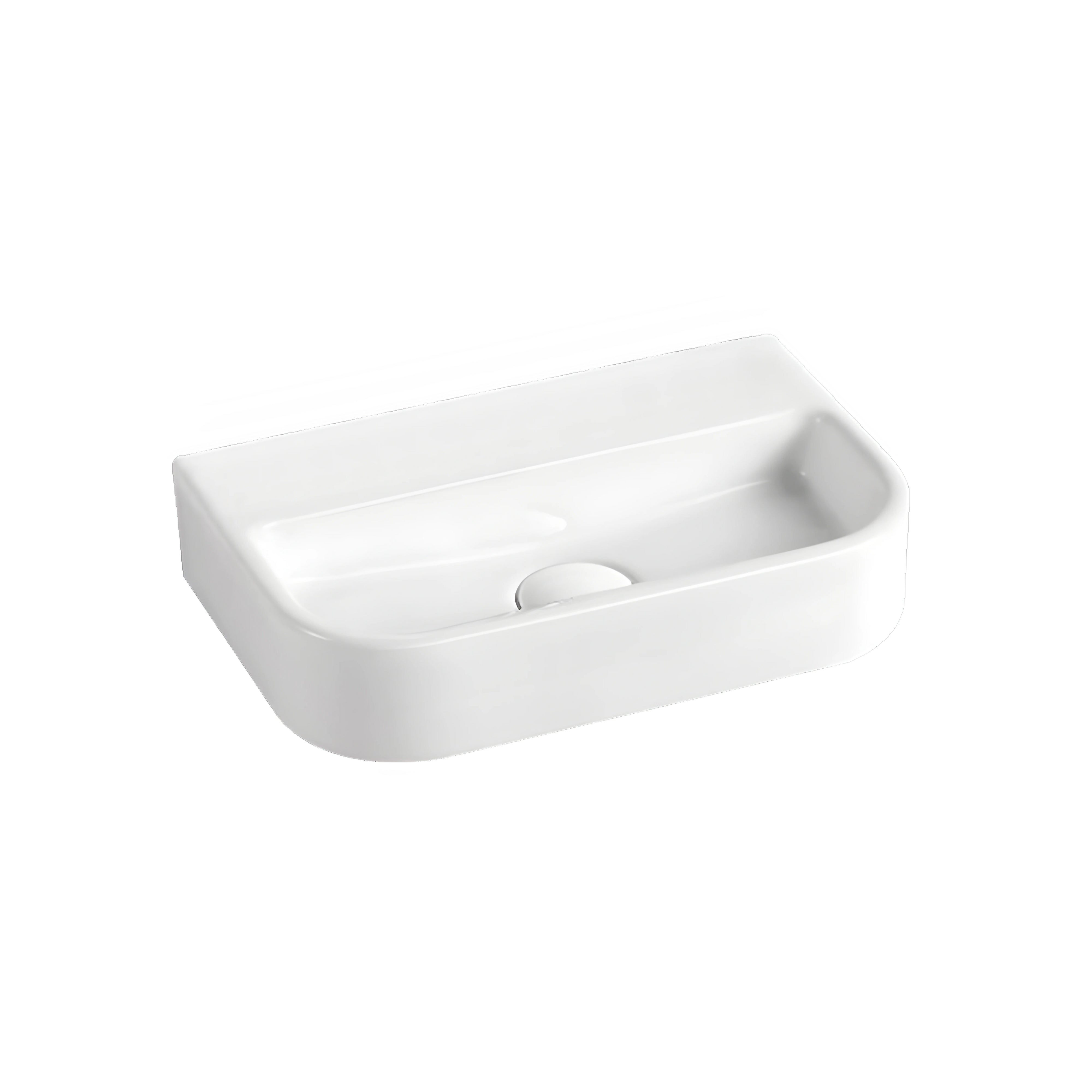 GARETH ASHTON VELA WALL HUNG BASIN WHITE 380MM