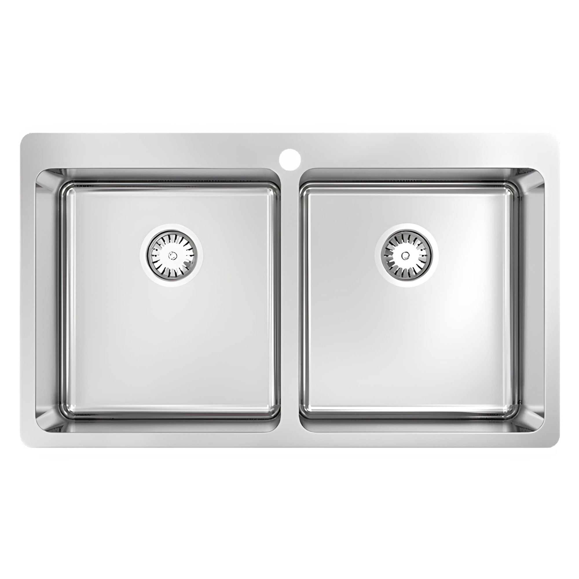 ABEY THE DOUBLE LEICHARDT DOUBLE BOWL LAUNDRY SINK STAINLESS STEEL 860MM