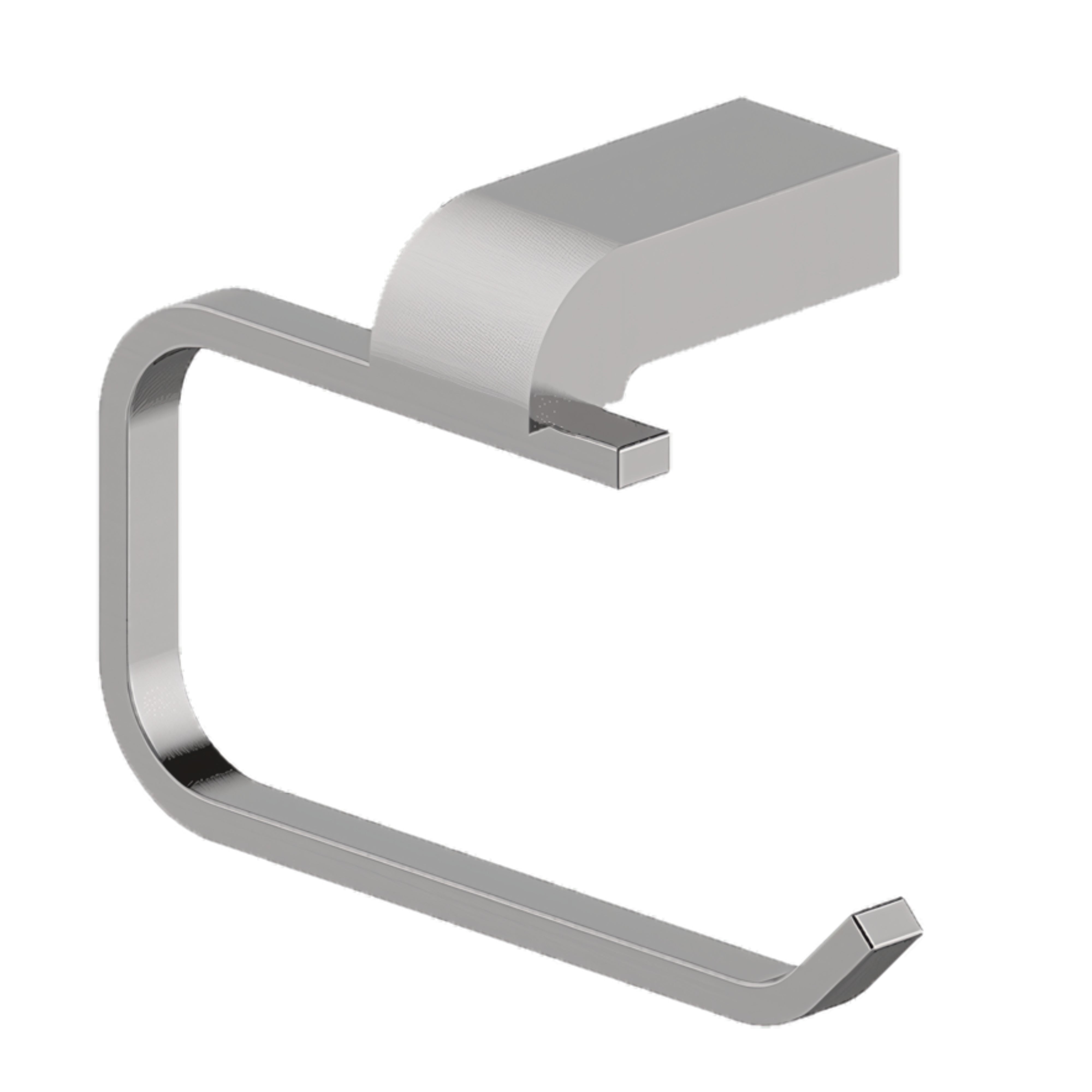 GARETH ASHTON PARK AVENUE TOILET ROLL HOLDER BRUSHED NICKEL