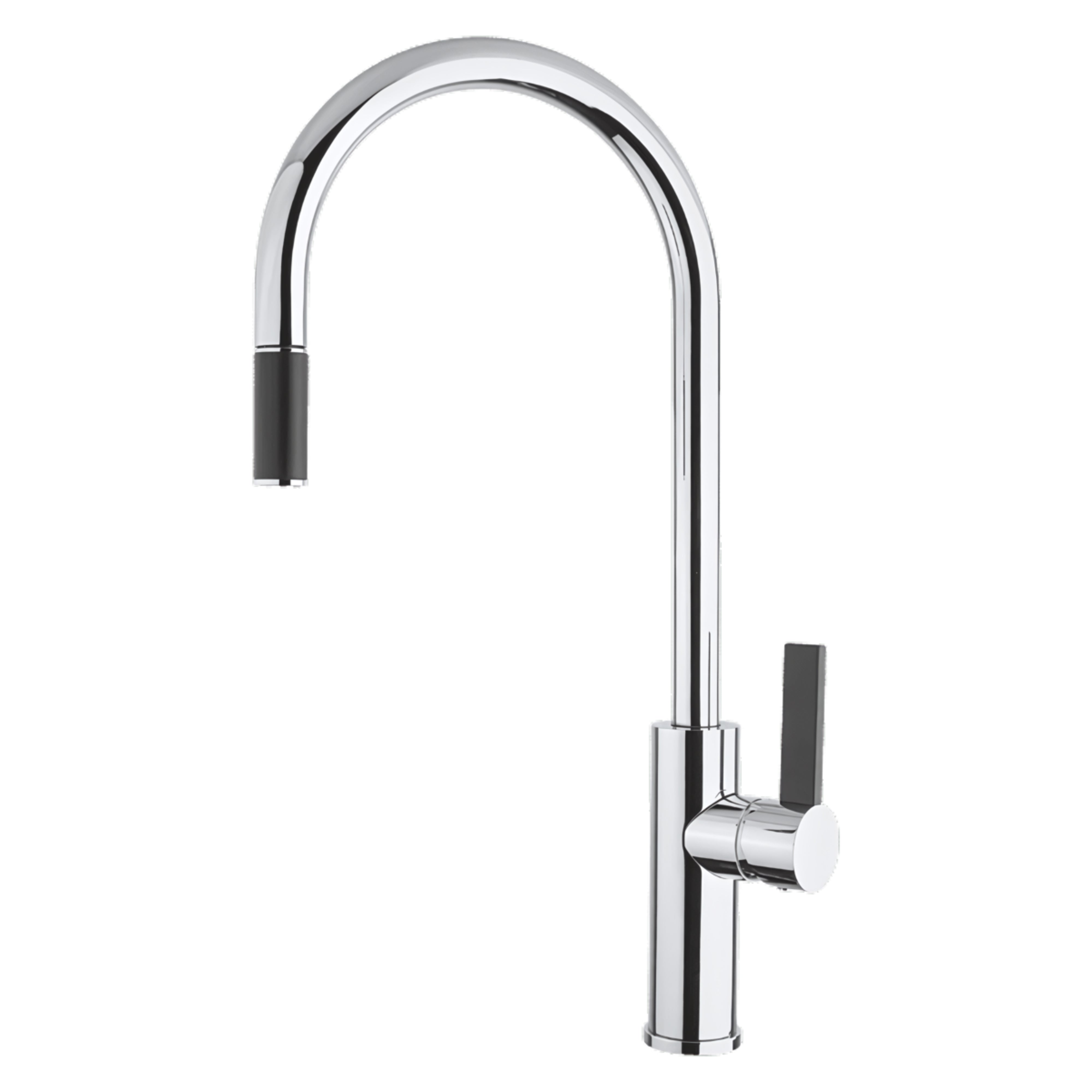 ARMANDO VICARIO LUZ GOOSENECK PULL-OUT SINK MIXER CHROME