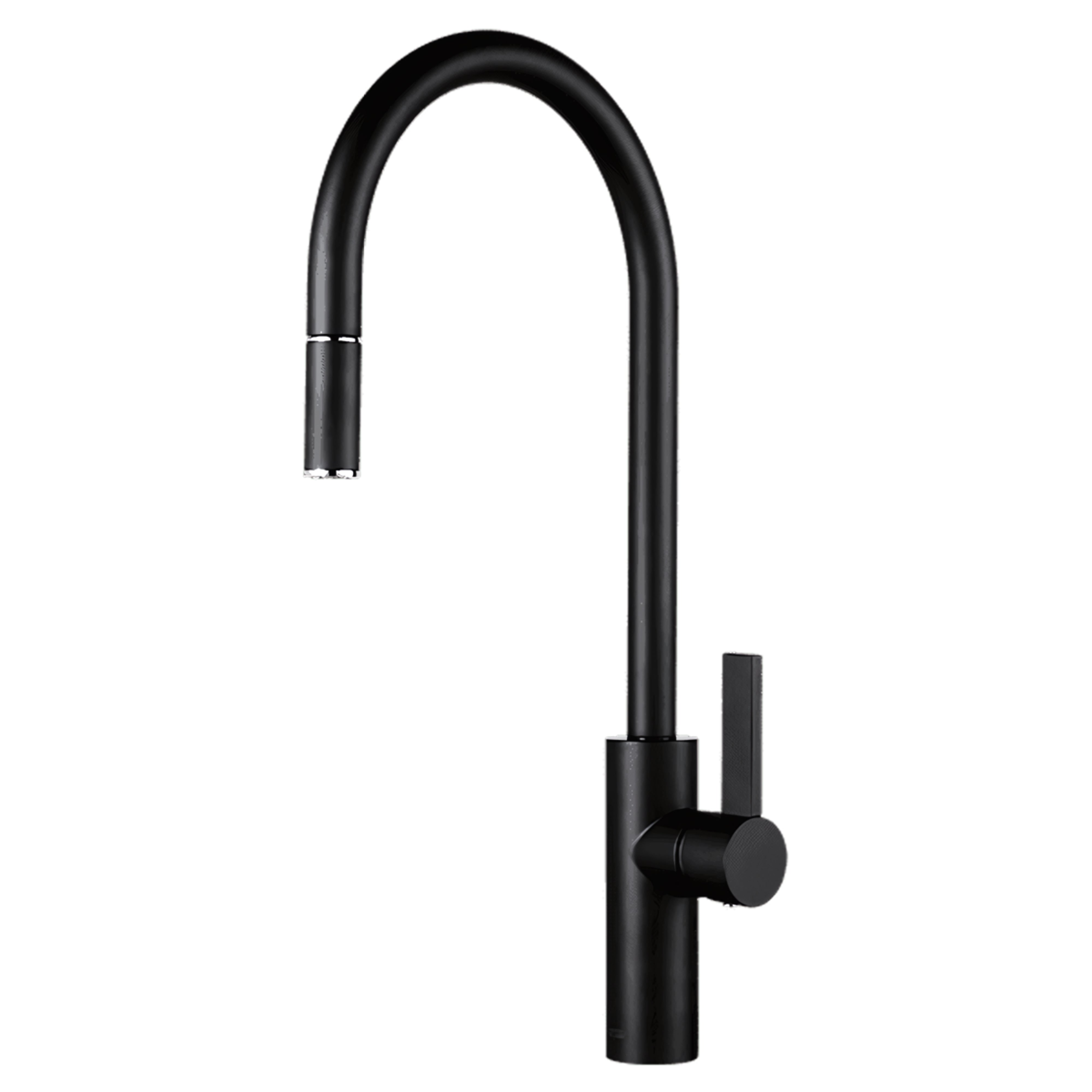 ARMANDO VICARIO LUZ GOOSENECK PULL-OUT SINK MIXER BLACK