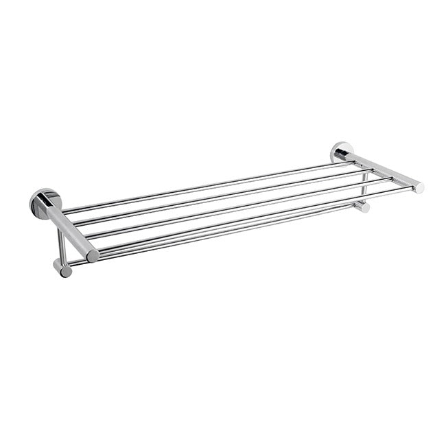 LINKWARE LOUI NON-HEATED TOWEL RACK 600MM CHROME