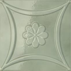 ELITE LUCCIOLA MENTA GLOSSY 150X150MM SQUARE TILE (PER BOX)