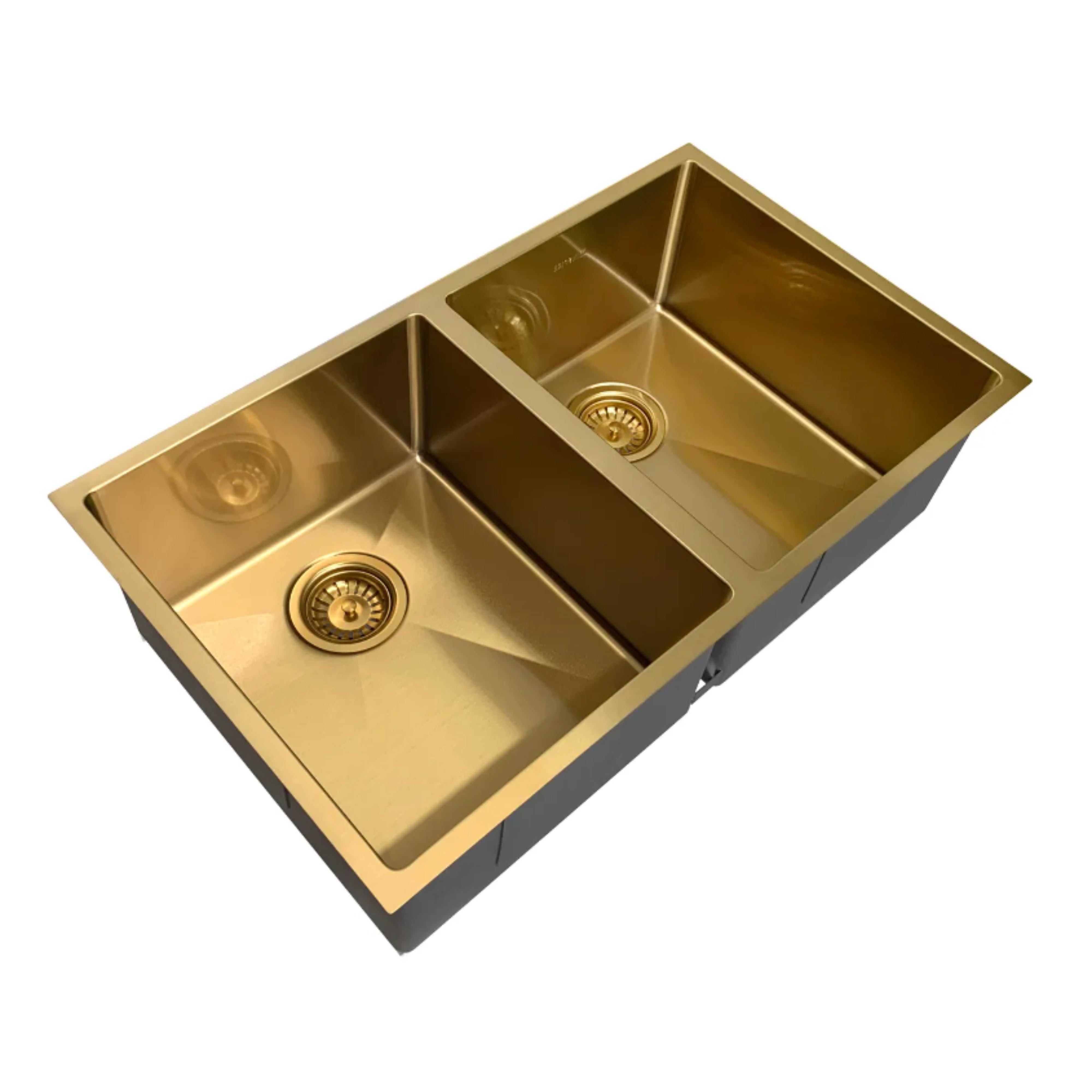 OTTI ARTE DOUBLE BOWL KITCHEN SINK ARGENT GOLD 760MM