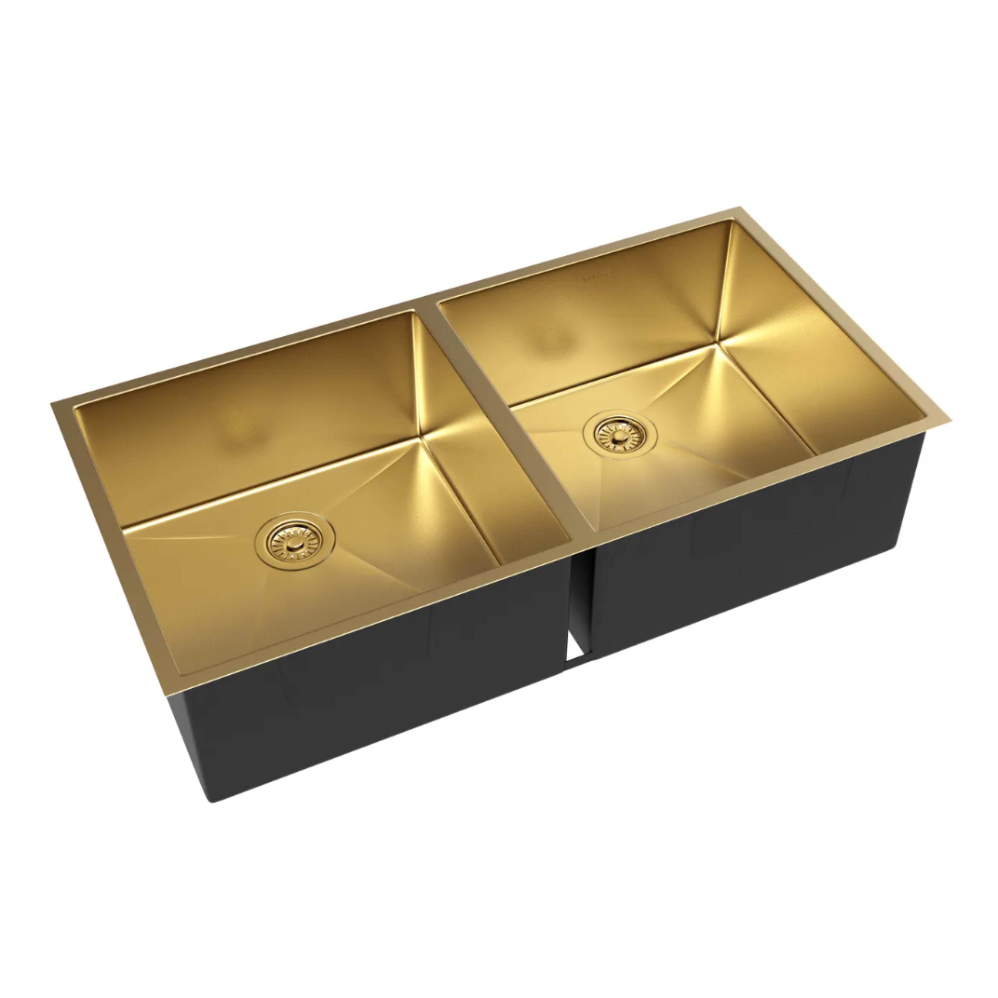 OTTI ARTE DOUBLE BOWL KITCHEN SINK 88D ARGENT GOLD 880MM