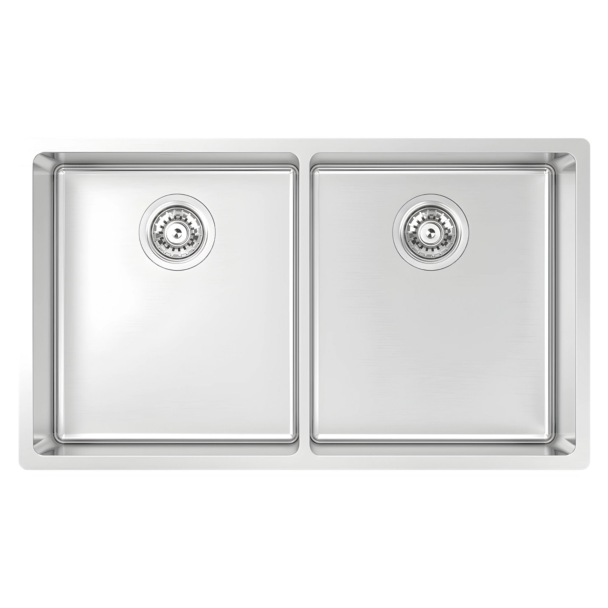 ABEY MONTEGO DOUBLE BOWL KITCHEN SINK STAINLESS STEEL 775MM