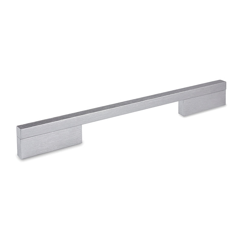 MODULR SQUARE HANDLE ALUMINIUM BRUSHED SATIN (AVAILABLE IN 128MM, 192MM, 320MM AND 420MM)