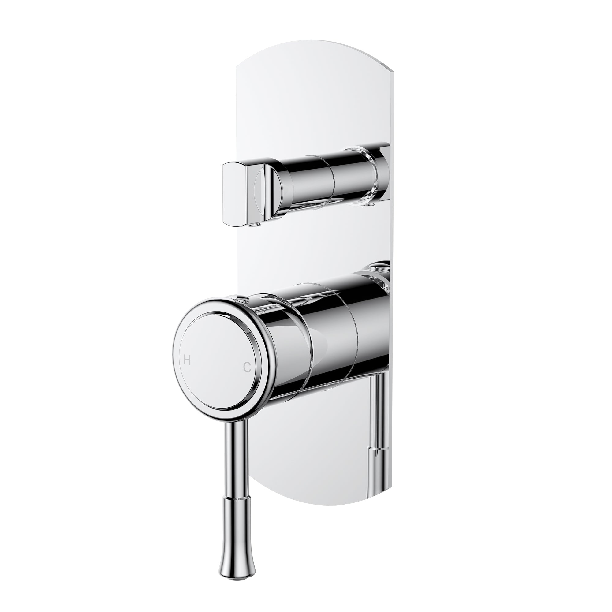 MODERN NATIONAL MONTPELLIER SHOWER DIVERTER MIXER 180MM CHROME