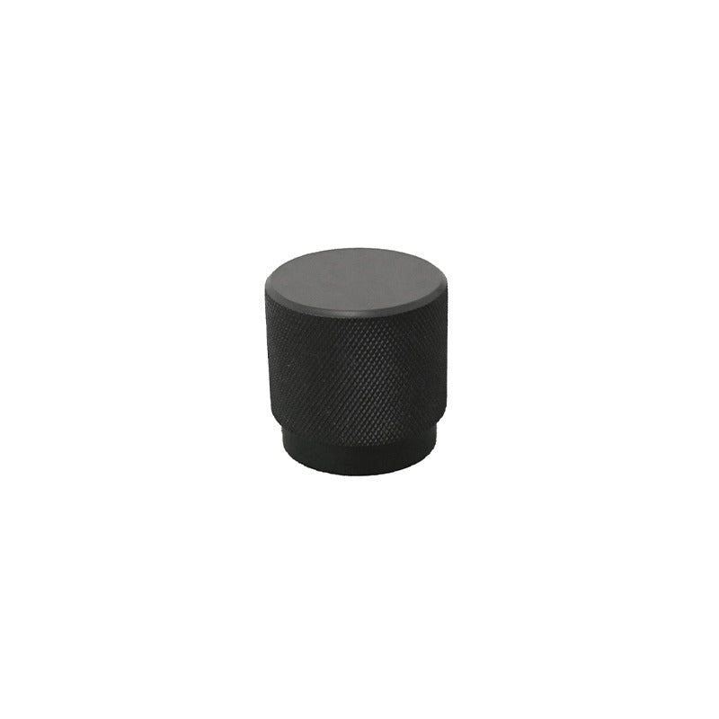 MODULR KNOB ROUND HANDLE MATTE BLACK 40MM