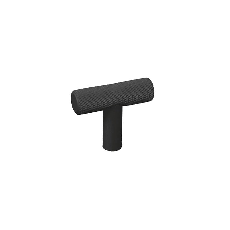 MODULR T KNOB HANDLE MATTE BLACK 40MM