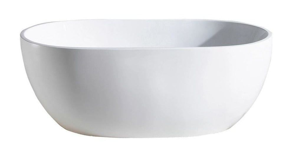 INFINITY NOAH FREESTANDING BATHTUB MATTE WHITE (AVAILABLE IN 1400MM, 1500MM AND 1700MM)