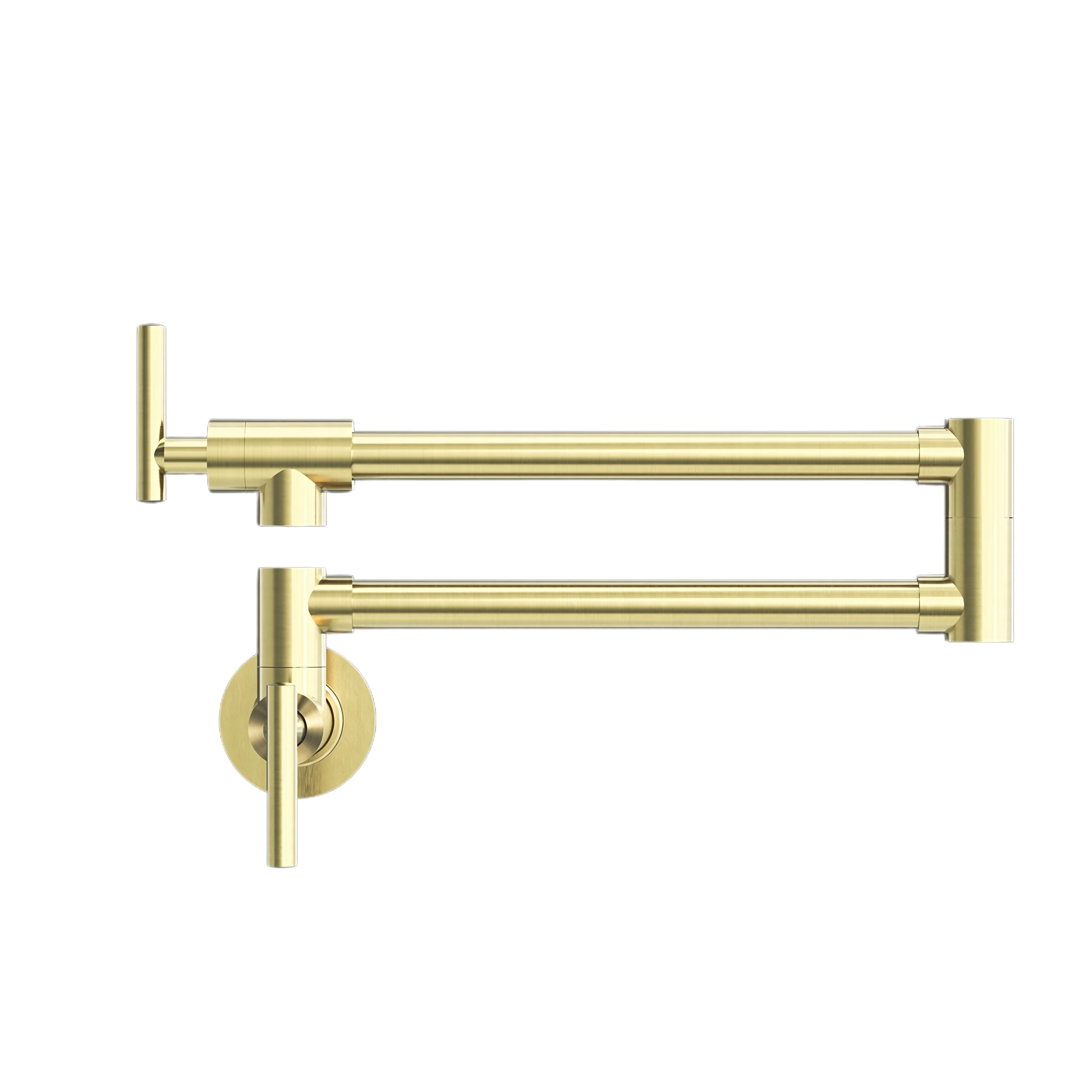 NERO ZEN STEEL POT FILLER BRUSHED GOLD