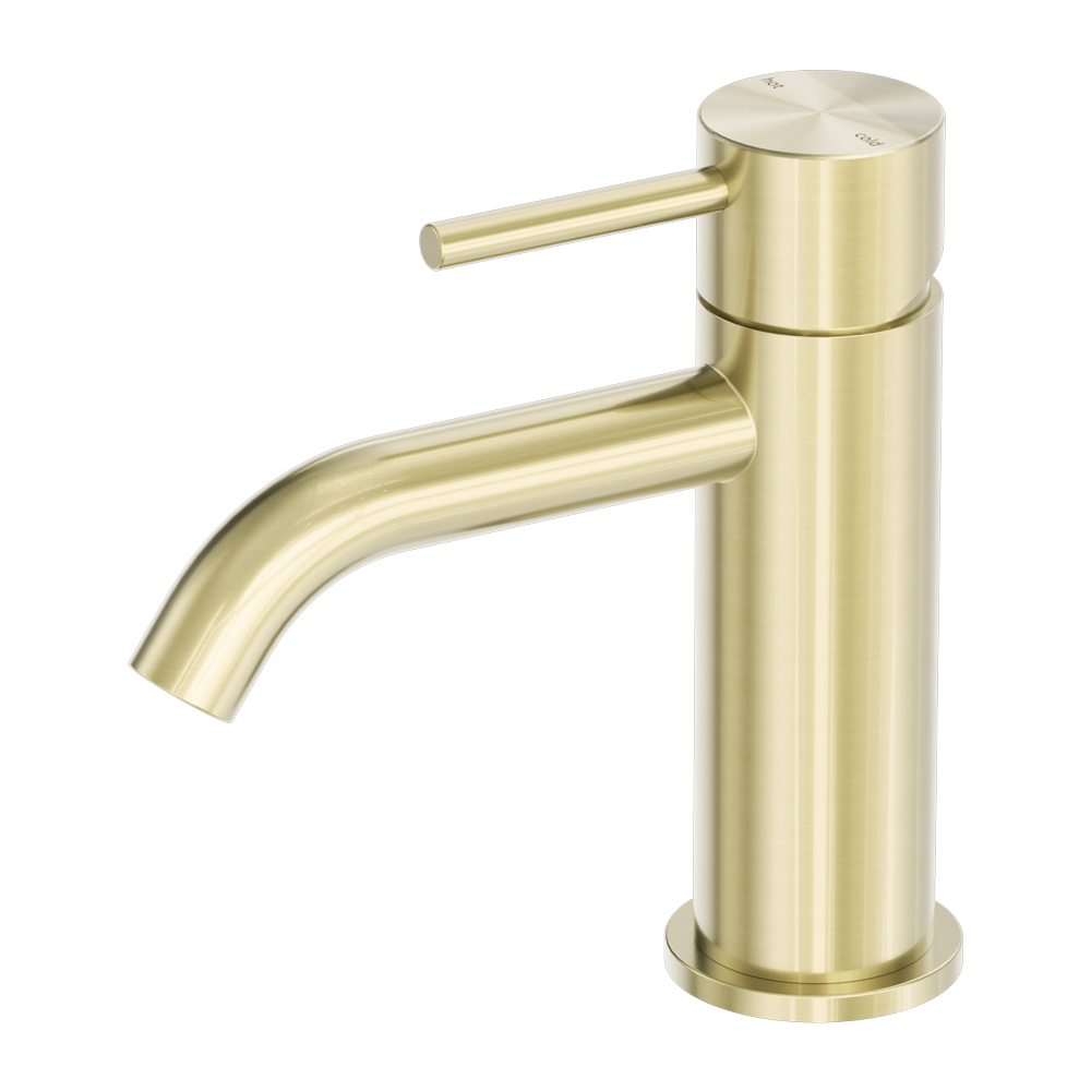 NERO ZEN BASIN MIXER 157MM BRUSHED GOLD