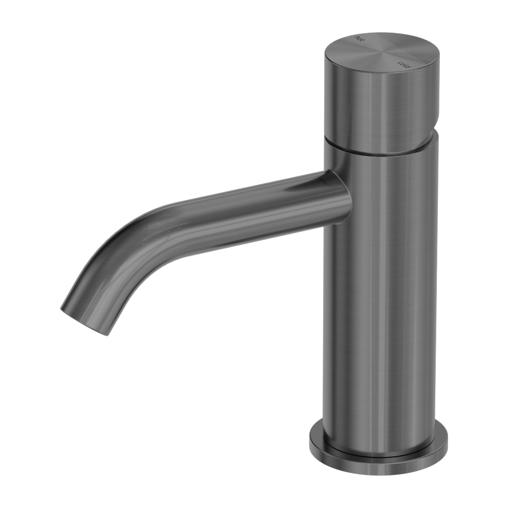 NERO ZEN BASIN MIXER HANDLESS 157MM GRAPHITE