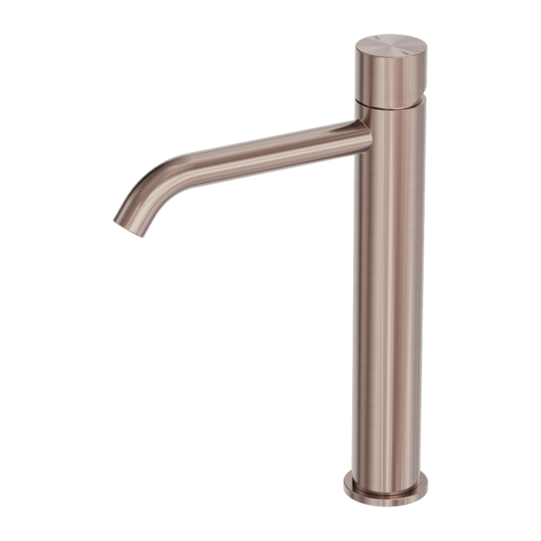 NERO ZEN TALL BASIN MIXER HANDLESS 287MM BRUSHED BRONZE