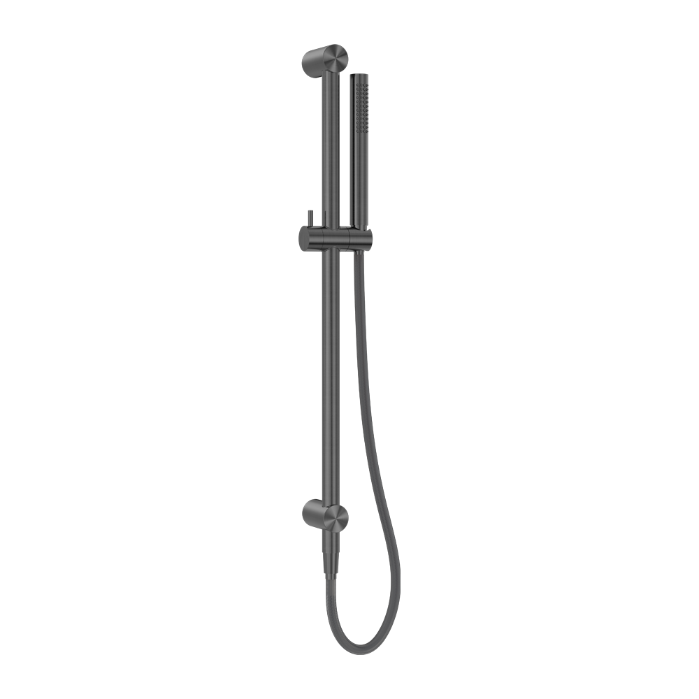 NERO ZEN SHOWER RAIL WITH OUTDOOR SHOWER HOSE GRAPHITE