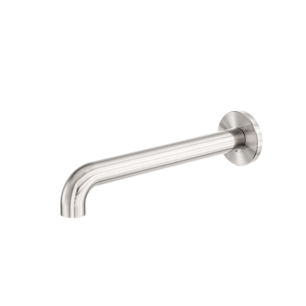 NERO ZEN ROUND BASIN/BATH SPOUT ONLY 185/230MM BRUSHED NICKEL