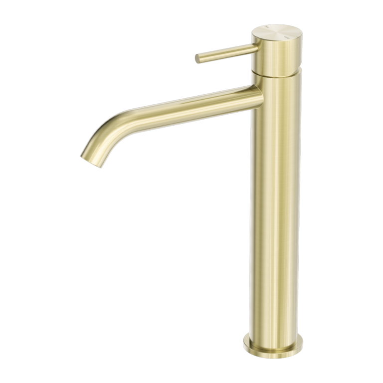 NERO ZEN TALL BASIN MIXER 288MM BRUSHED GOLD