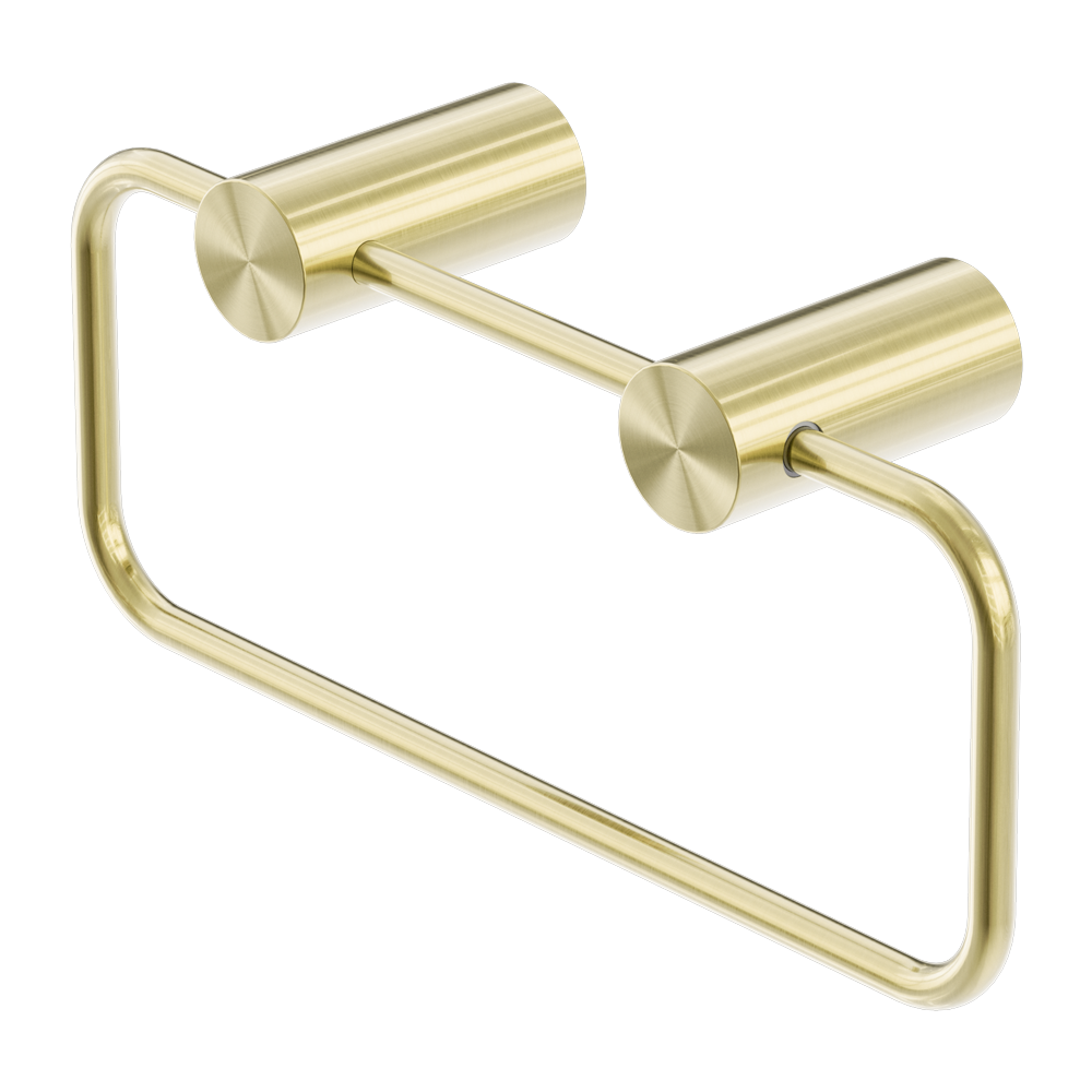 NERO ZEN HAND TOWEL RING BRUSHED GOLD