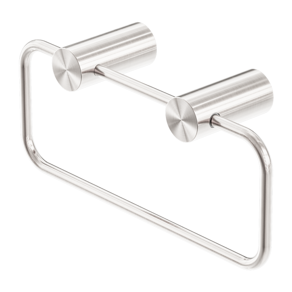 NERO ZEN HAND TOWEL RING BRUSHED NICKEL