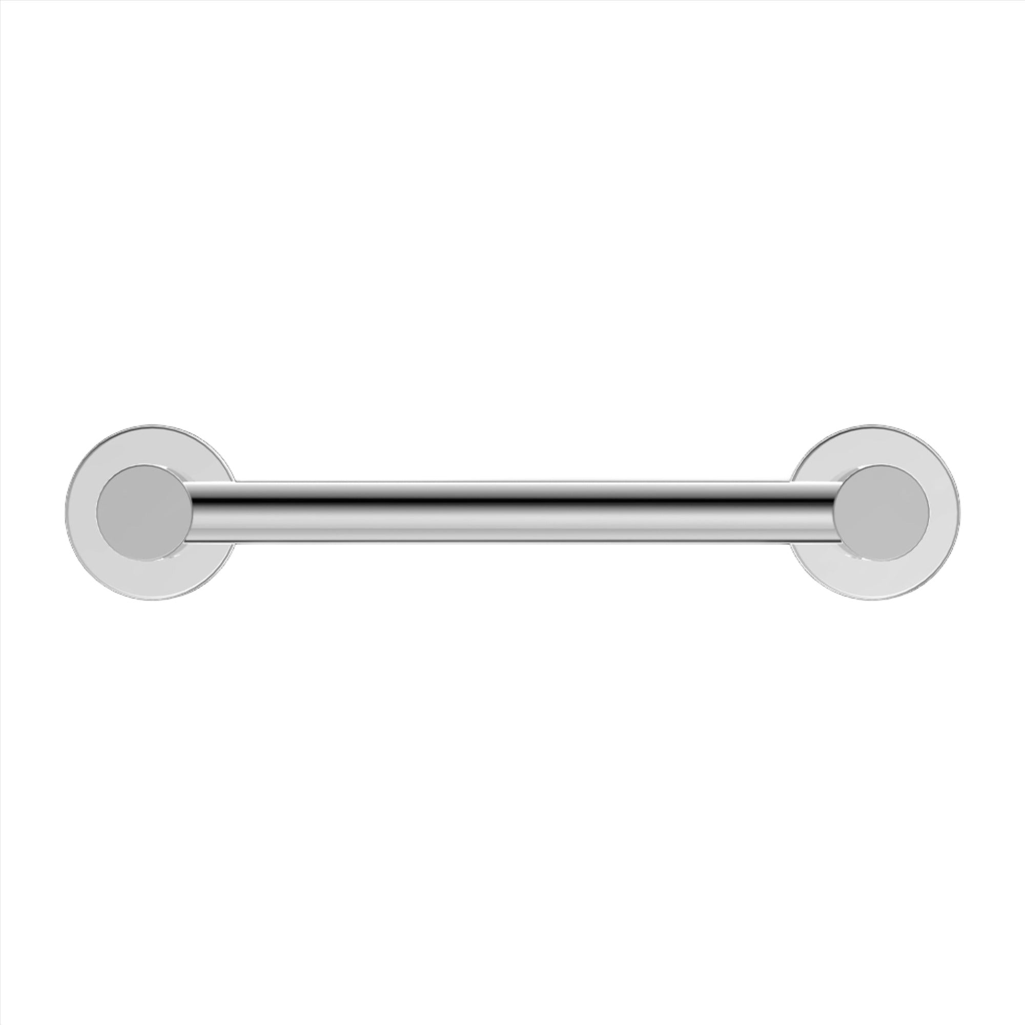 NERO MECCA NON-HEATED HAND TOWEL RAIL 230MM CHROME