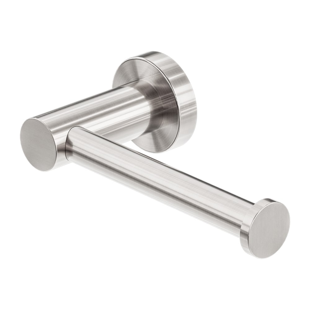 NERO MECCA TOILET ROLL HOLDER 150MM BRUSHED NICKEL