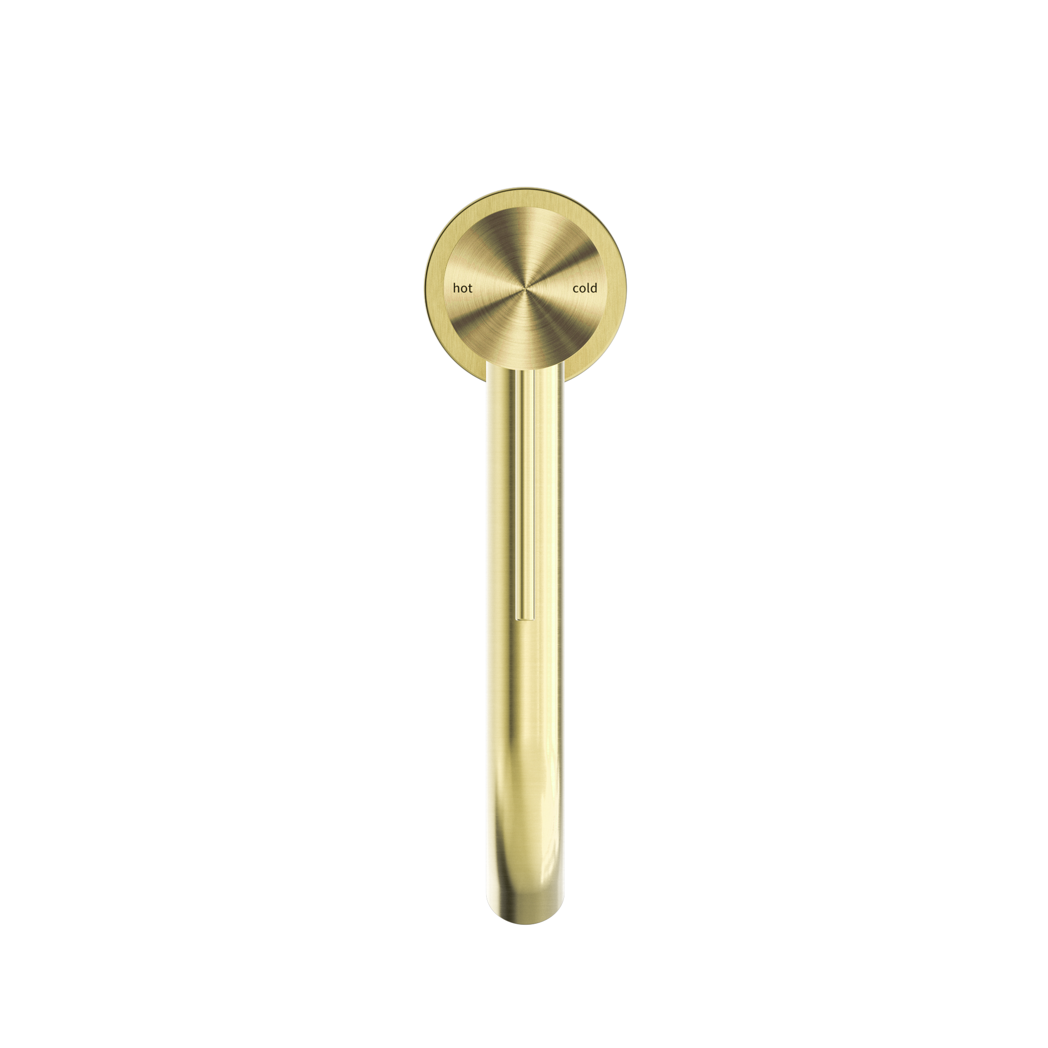 NERO MECCA MID TALL BASIN MIXER BRUSHED GOLD