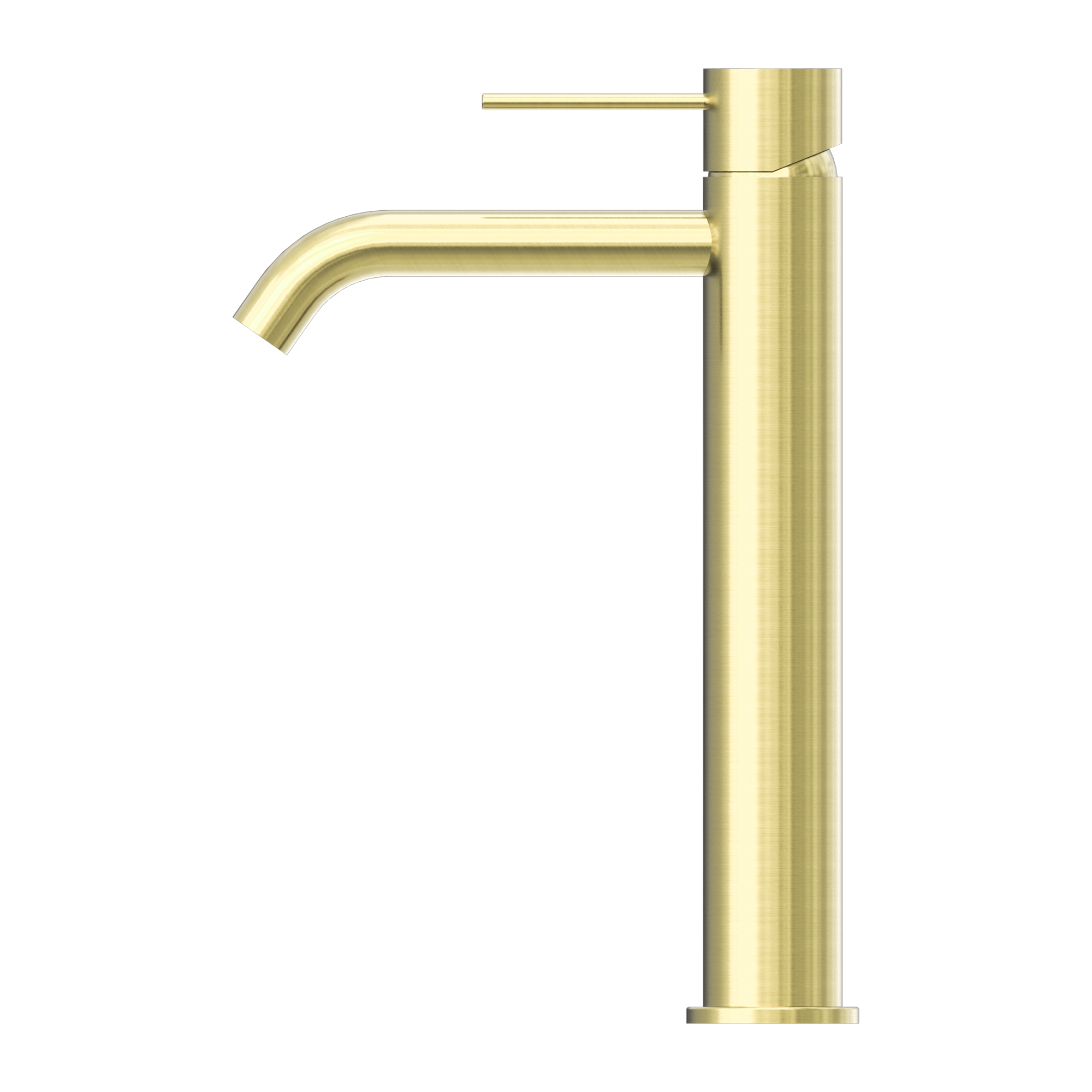 NERO MECCA TALL BASIN MIXER BRUSHED GOLD