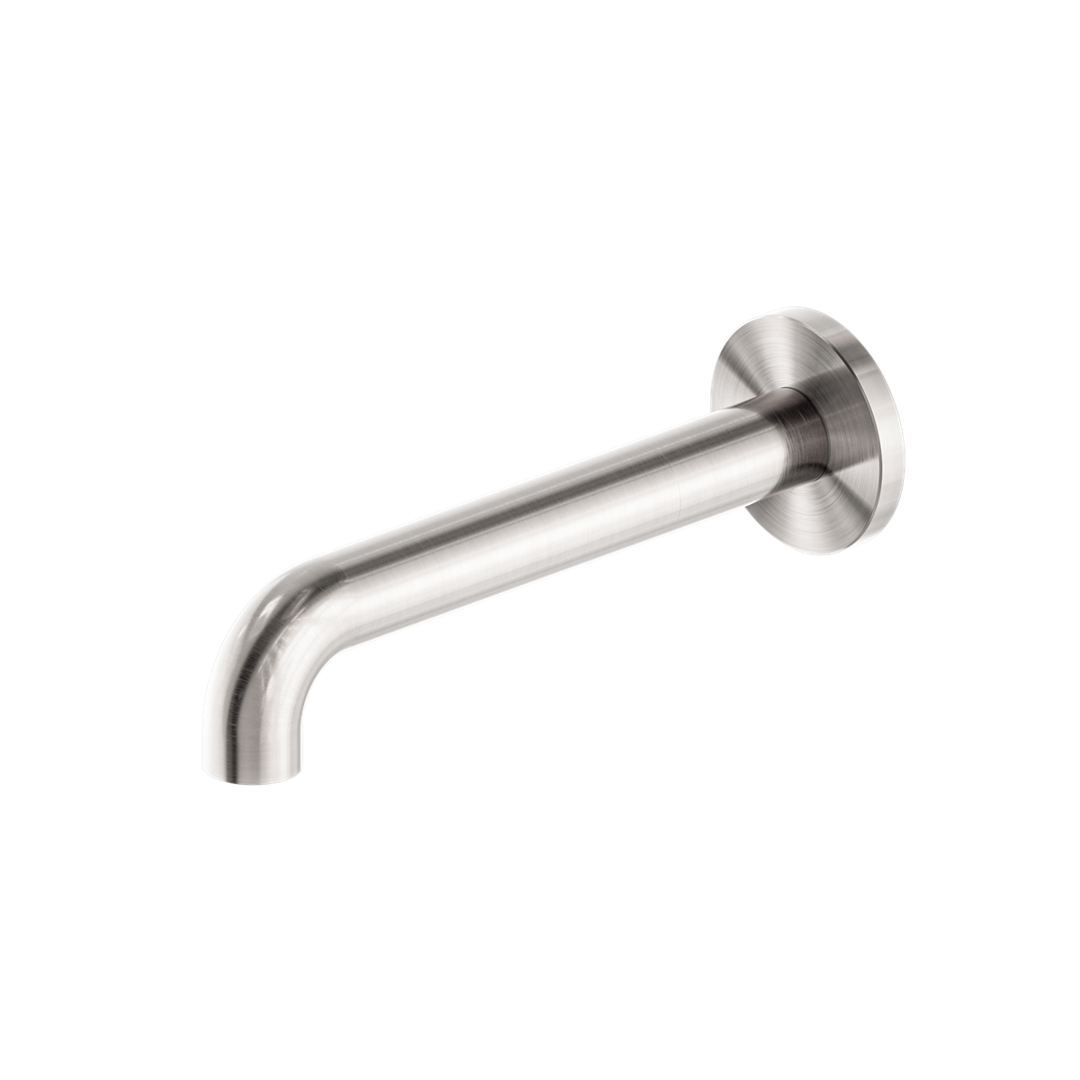 NERO MECCA BASIN / BATH SPOUT BRUSHED NICKEL (AVAILABLE IN 120MM,160MM,185MM, 230MM AND 260MM)