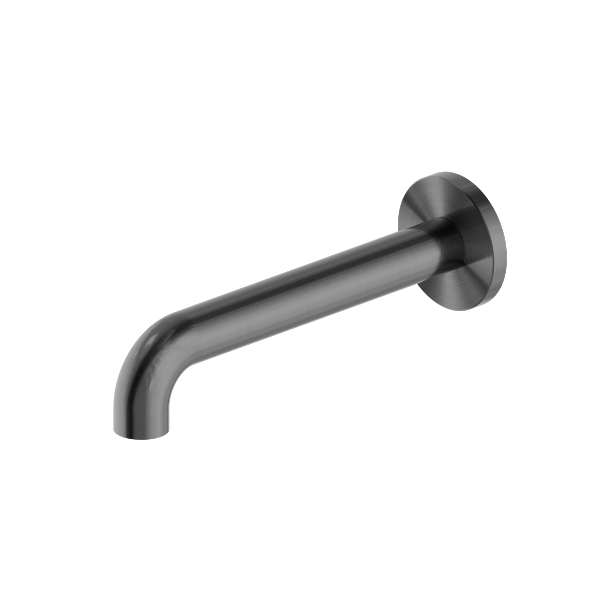 NERO MECCA BASIN/ BATH SPOUT GUN METAL (AVAILABLE IN 120MM, 160MM, 185MM, 230MM AND 260MM)