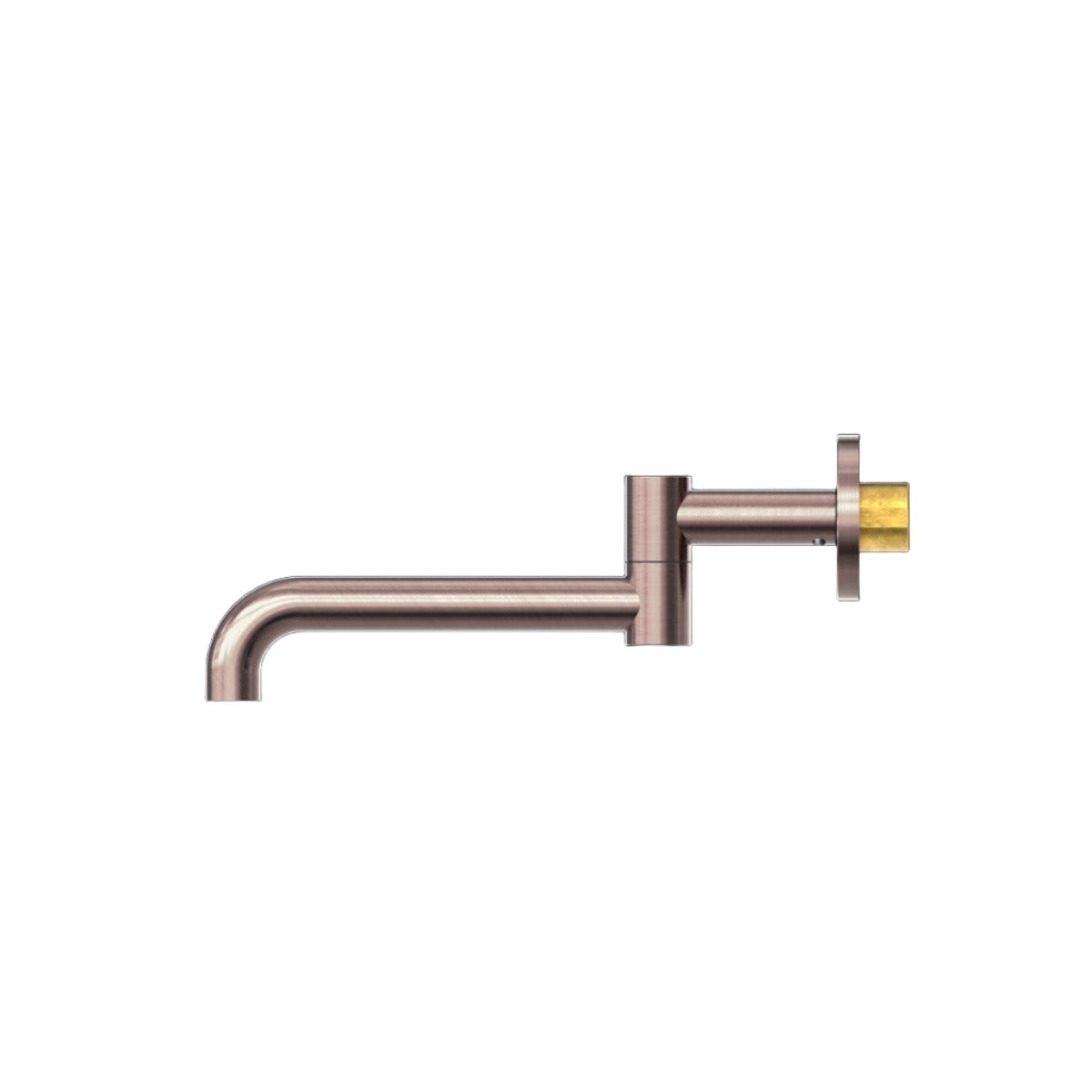 NERO MECCA WALL MOUNTED SWIVEL BASIN / BATH SPOUT BRUSHED BRONZE