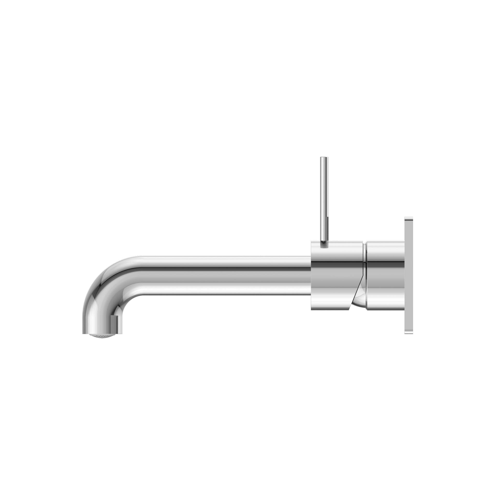 NERO MECCA WALL BASIN/BATH MIXER HANDLE UP CHROME  (AVAILABLE IN 120MM,160MM,185MM, 230MM AND 260MM)