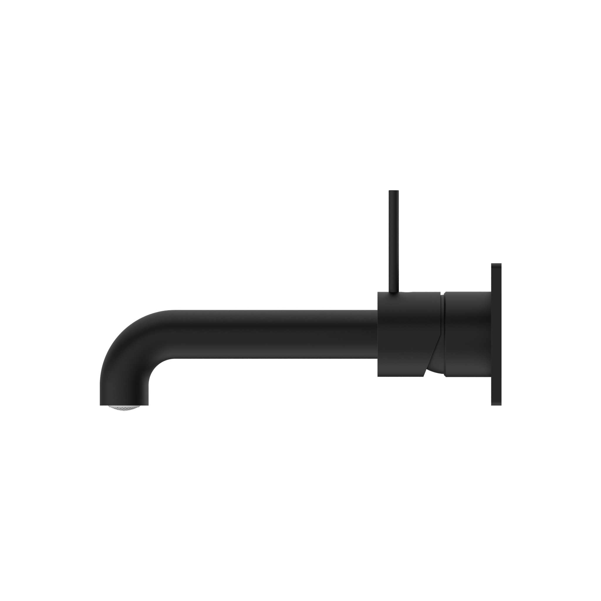 NERO MECCA WALL BASIN/ BATH MIXER HANDLE UP MATTE BLACK  (AVAILABLE IN 120MM,160MM,185MM, 230MM AND 260MM)