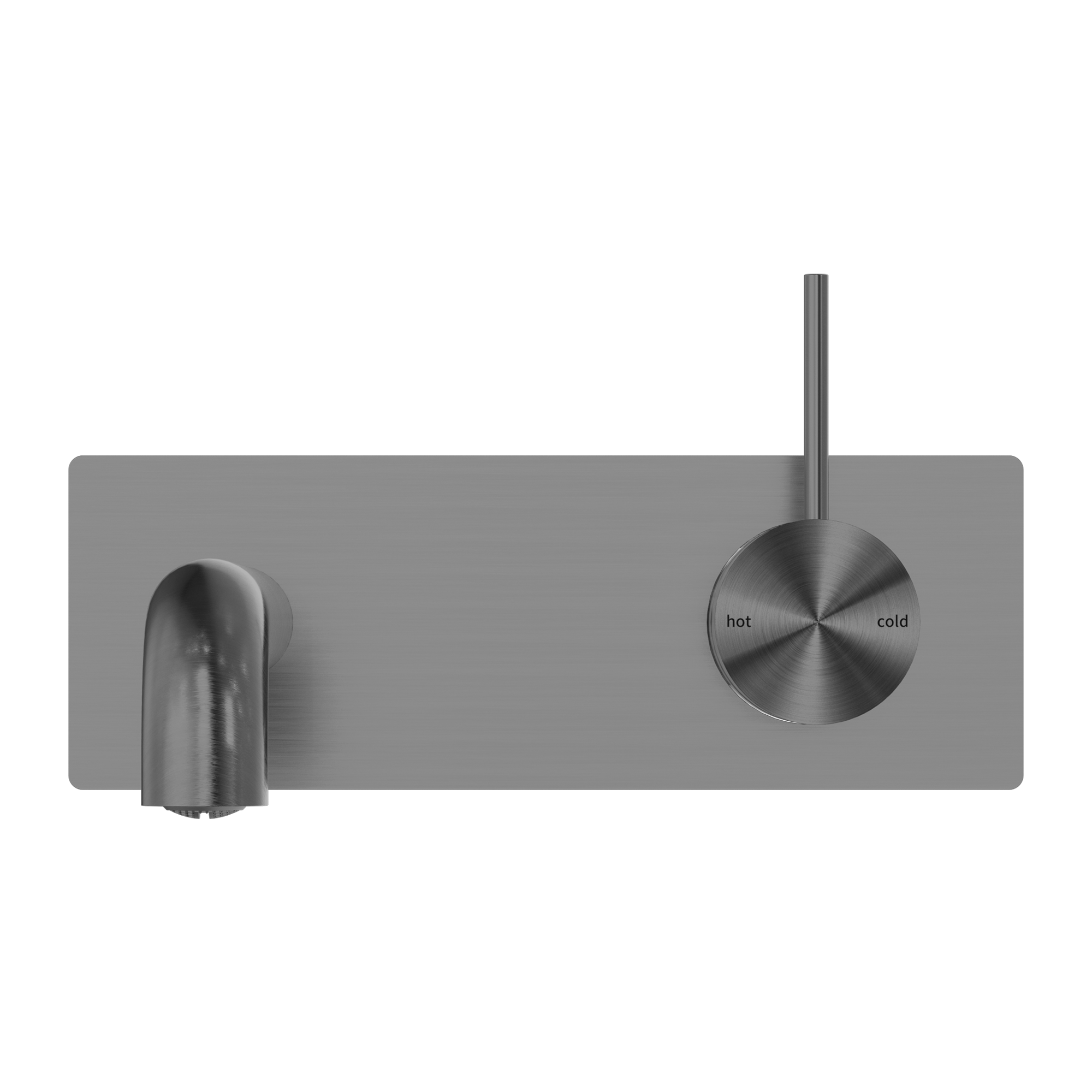 NERO MECCA WALL BASIN/BATH MIXER HANDLE UP GUN METAL (AVAILABLE IN 120MM,160MM,185MM, 230MM AND 260MM)