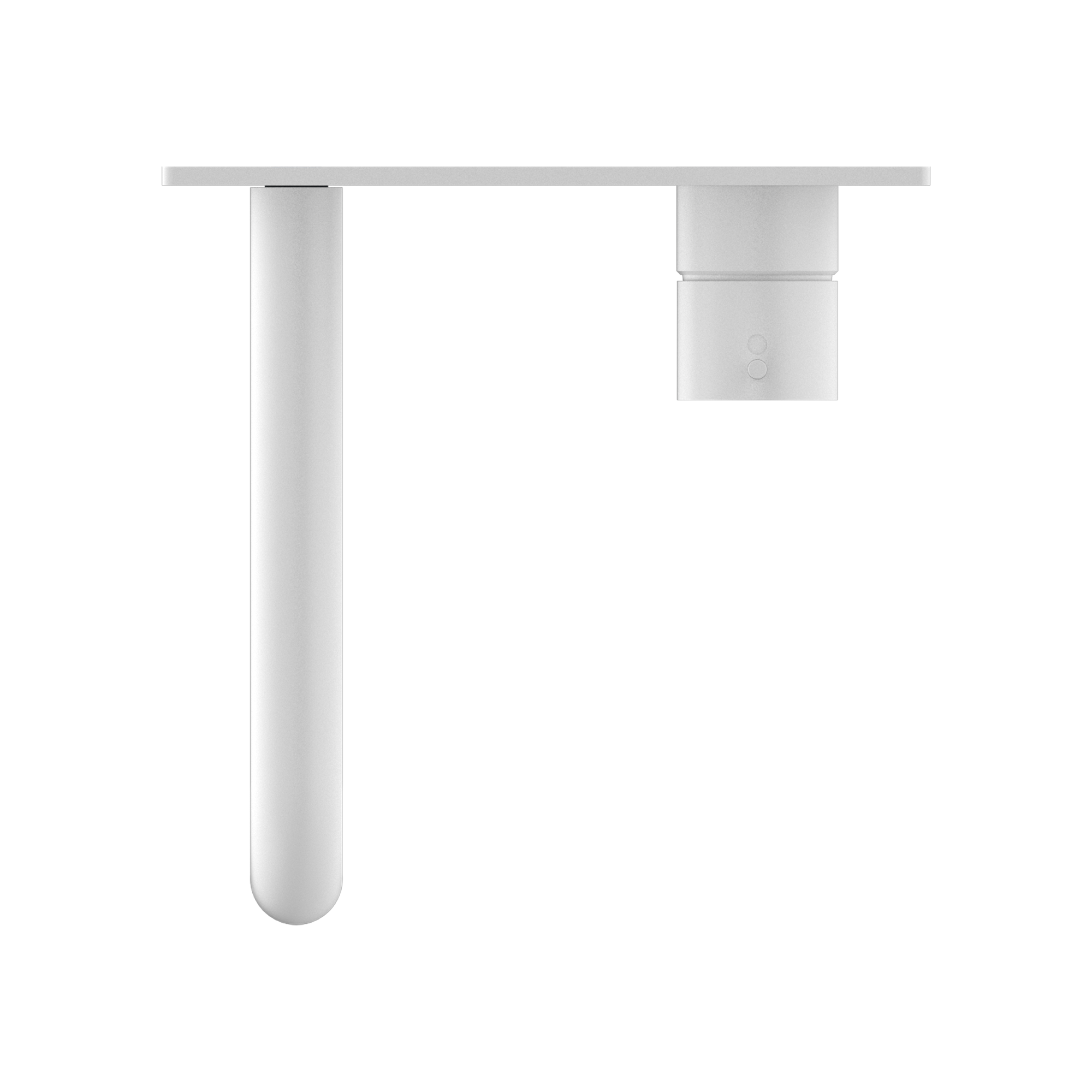 NERO MECCA WALL BASIN/BATH MIXER HANDLE UP MATTE WHITE (AVAILABLE IN 120MM,160MM,185MM, 230MM AND 260MM)