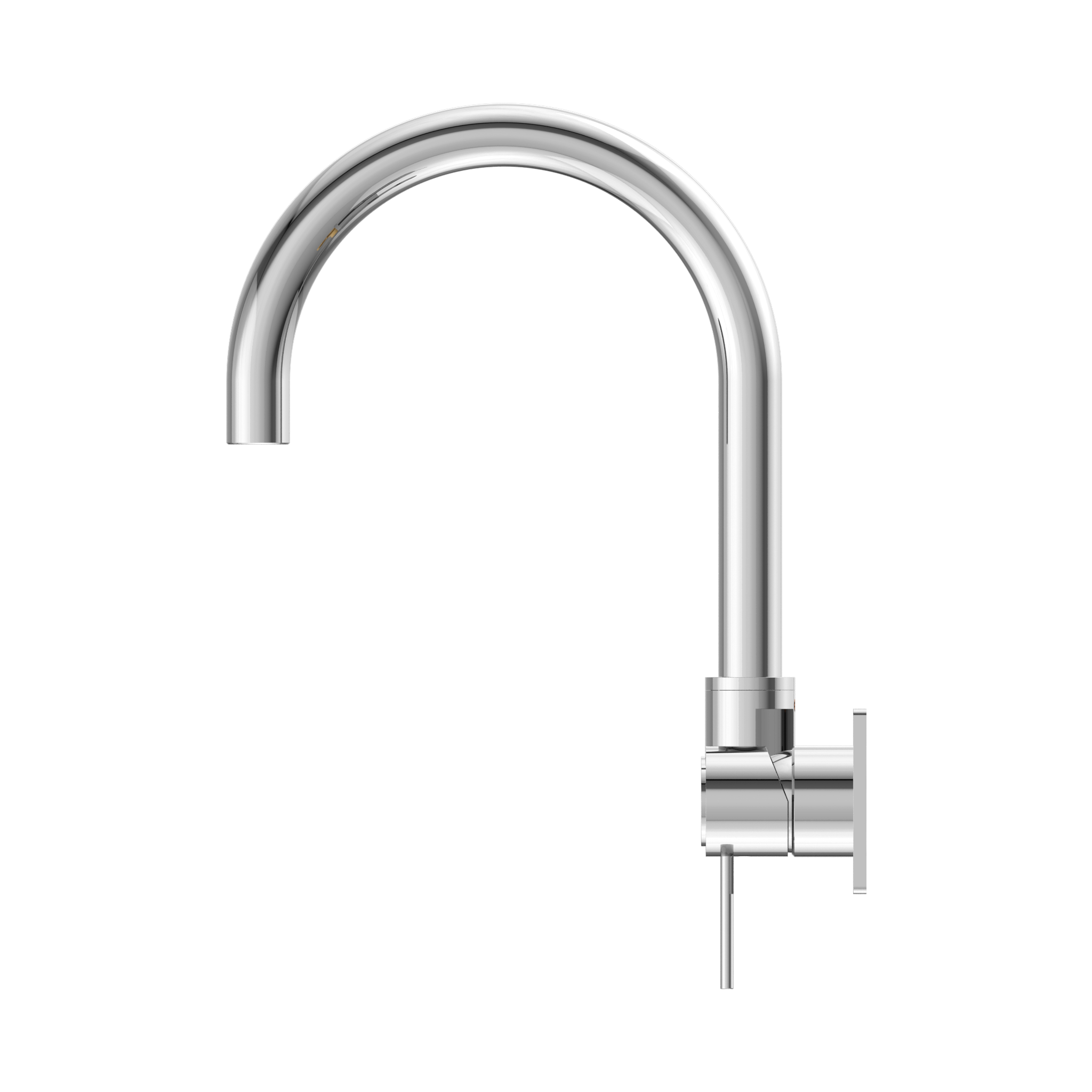 NERO MECCA SWIVEL SPOUT WALL BASIN/BATH MIXER  CHROME