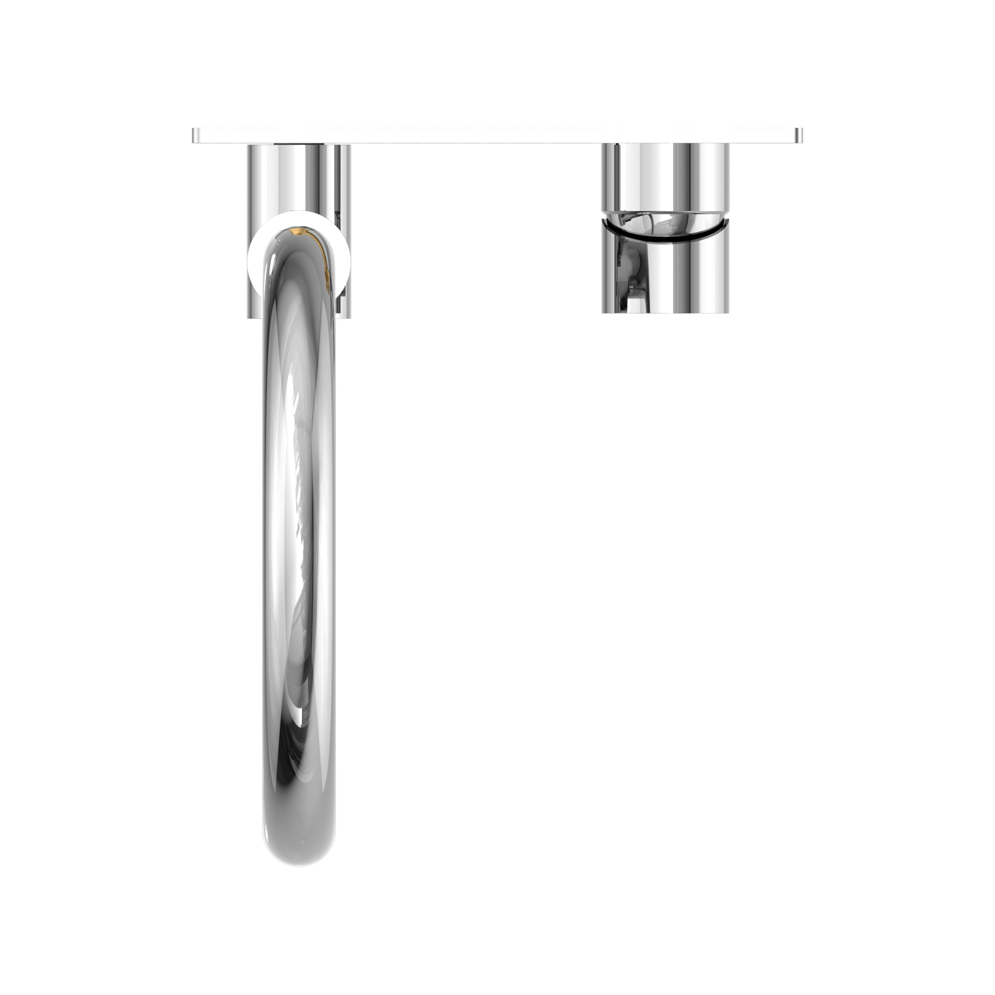 NERO MECCA SWIVEL SPOUT WALL BASIN/BATH MIXER  CHROME