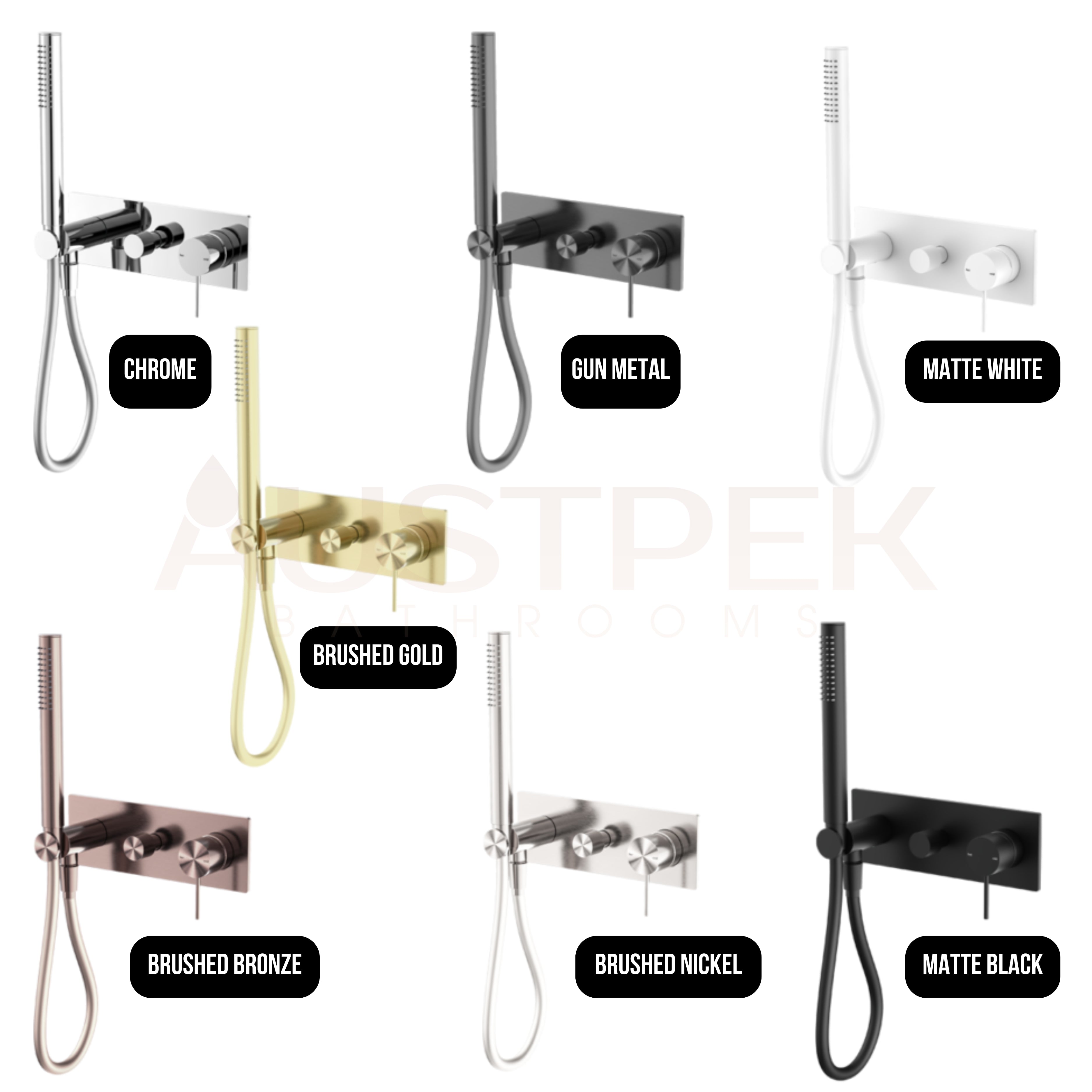 NERO MECCA SHOWER MIXER DIVERTOR SYSTEM MATTE BLACK