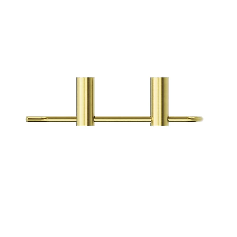 NERO MECCA NON-HEATED HAND TOWEL RAIL BRUSHED GOLD