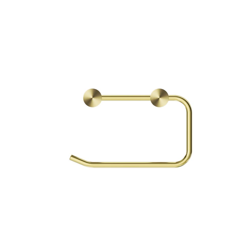 NERO MECCA TOILET ROLL HOLDER BRUSHED GOLD