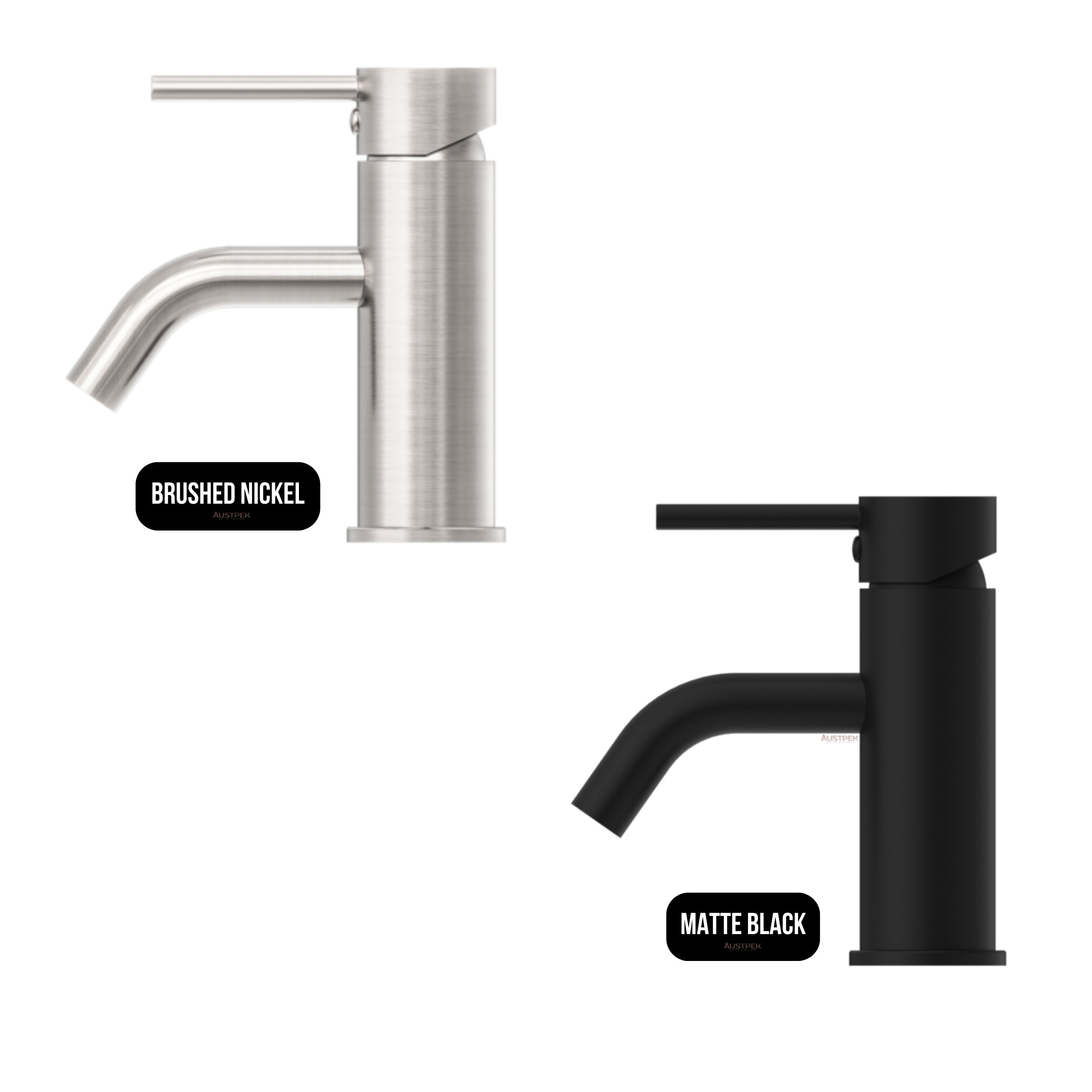 NERO DOLCE BASIN MIXER STYLISH SPOUT 156MM MATTE BLACK