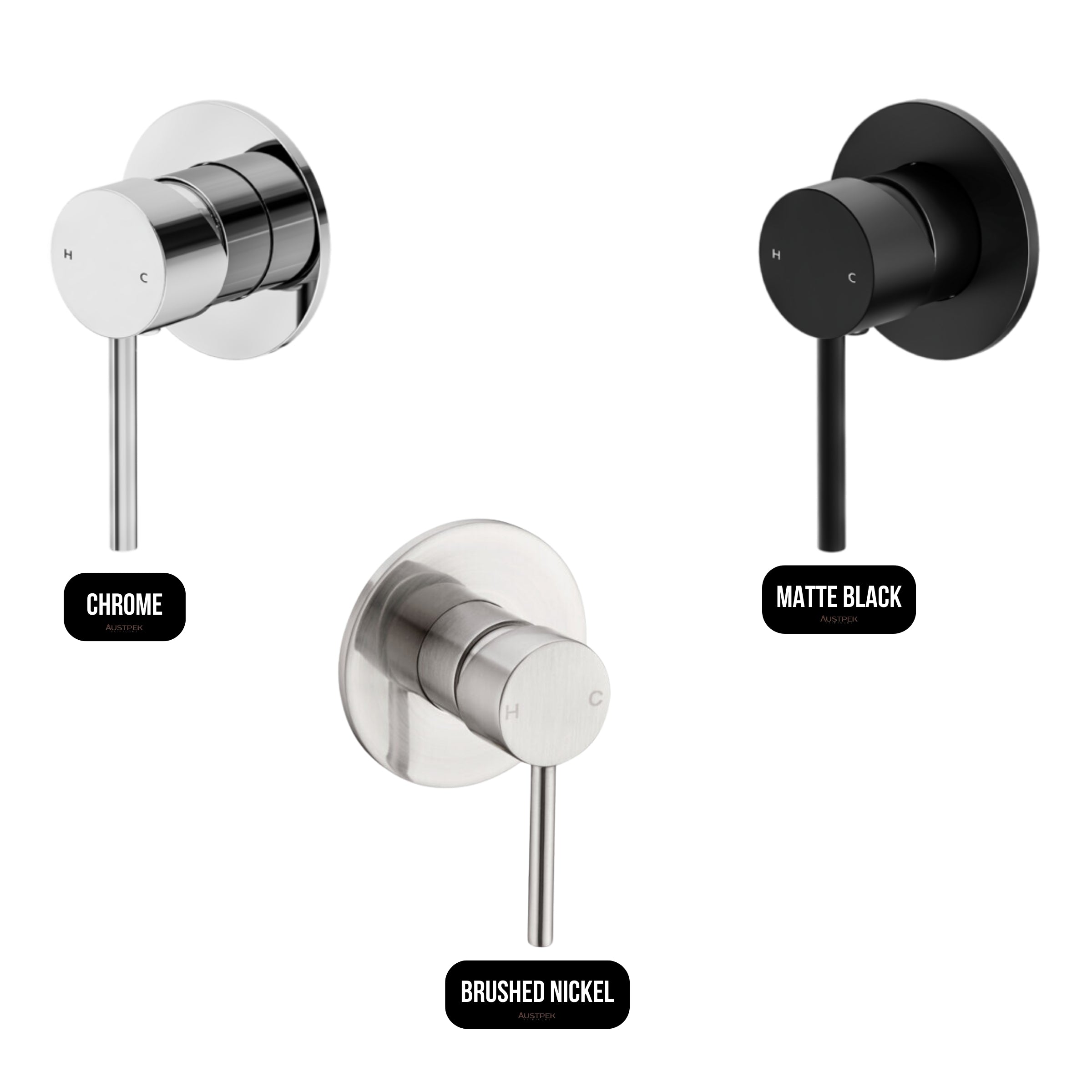 NERO DOLCE SHOWER MIXER BRUSHED NICKEL