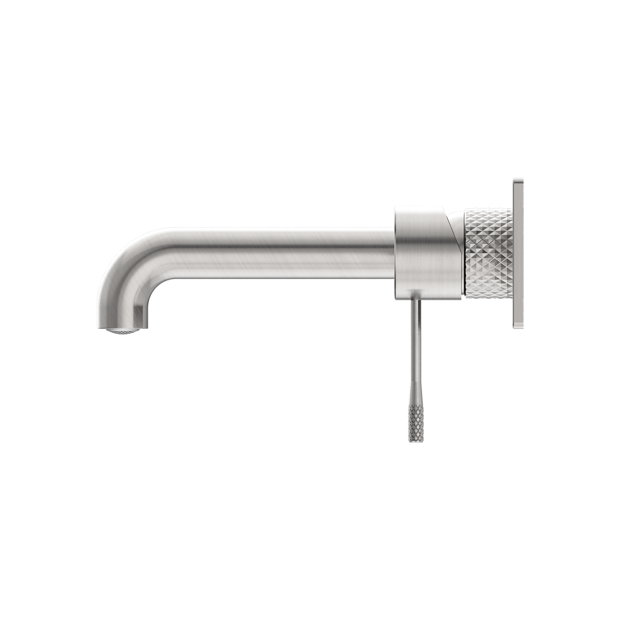 NERO OPAL WALL BASIN/ BATH MIXER BRUSHED NICKEL (AVAILABLE IN 120MM, 160MM, 185MM, 230MM AND 260MM)