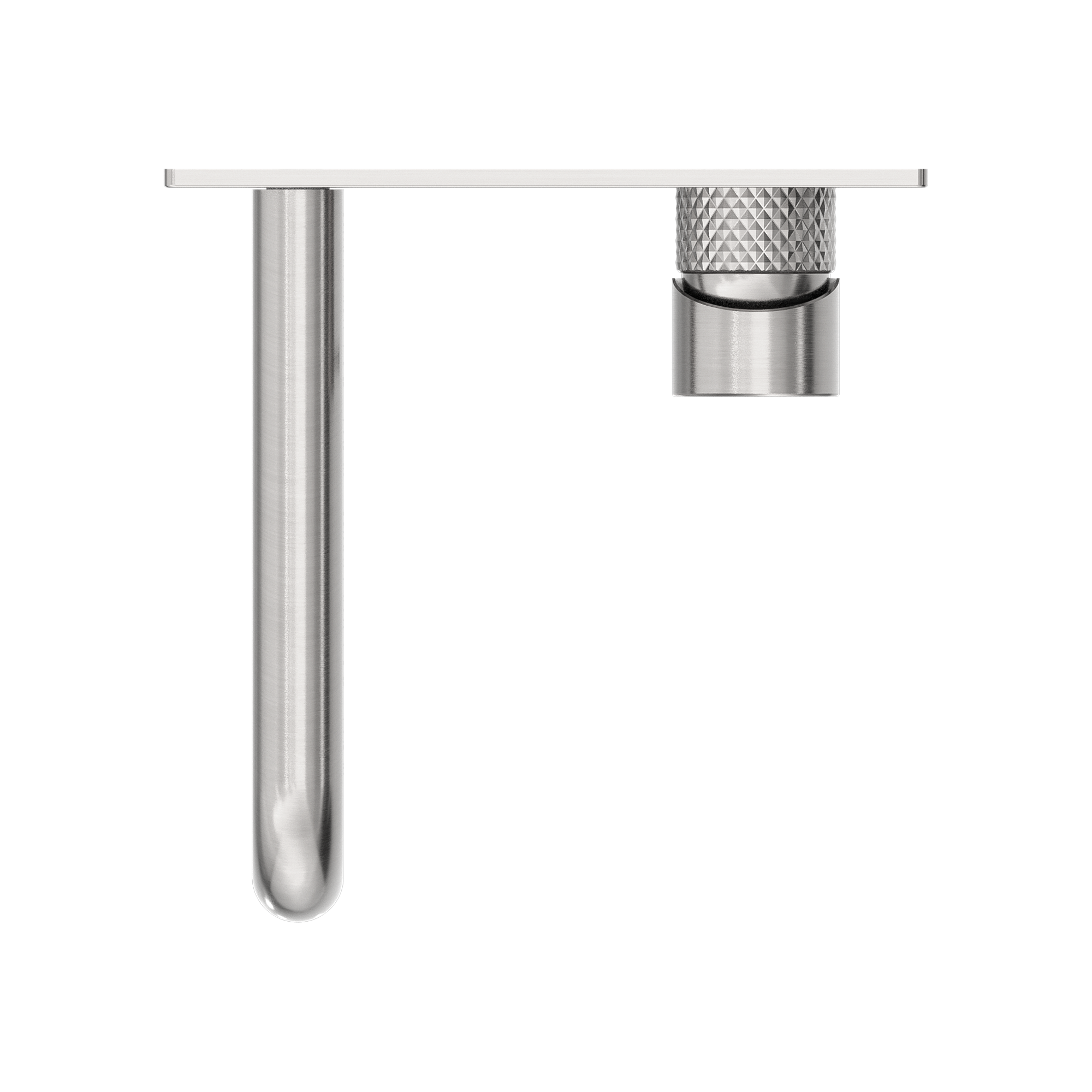 NERO OPAL WALL BASIN/ BATH MIXER BRUSHED NICKEL (AVAILABLE IN 120MM, 160MM, 185MM, 230MM AND 260MM)