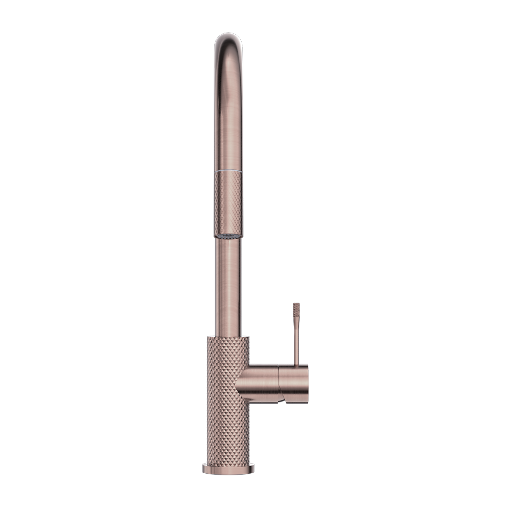 NERO OPAL PULL OUT SINK MIXER 452MM BRUSHED BRONZE