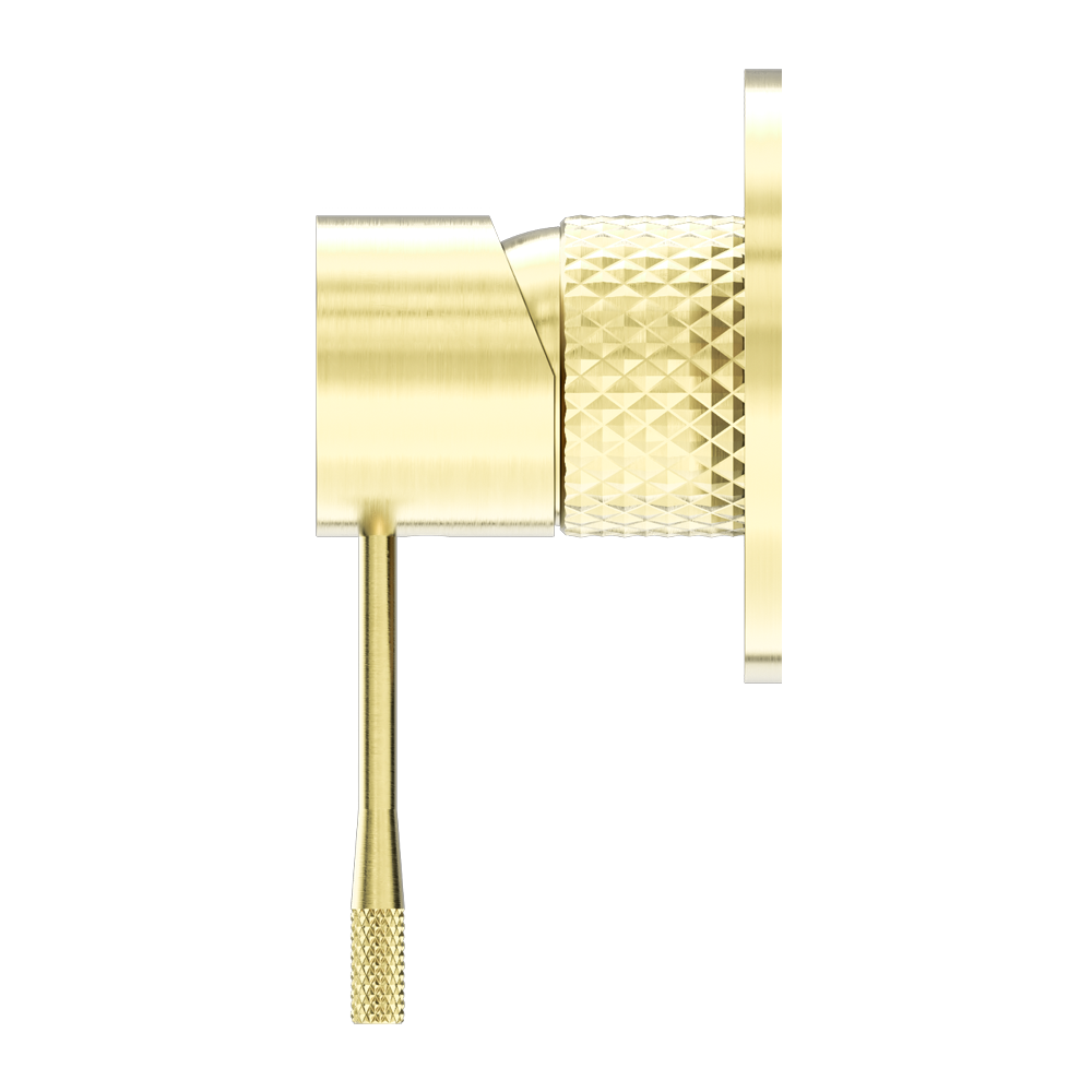 NERO OPAL SHOWER MIXER PLATE BRUSHED GOLD